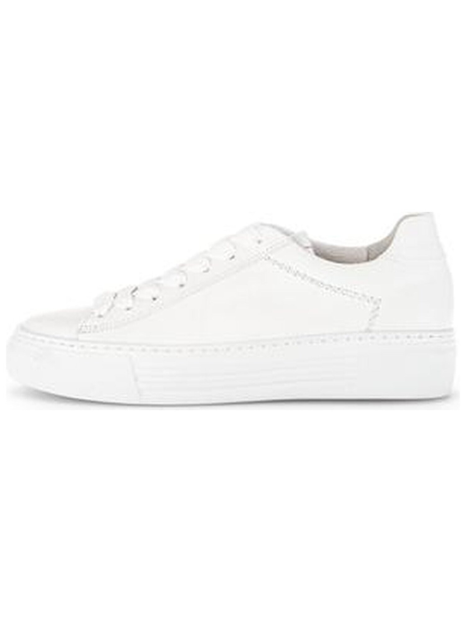 Gabor Sneaker Low Schnürschuh Damen 86.460.50 Echtleder In Weiß