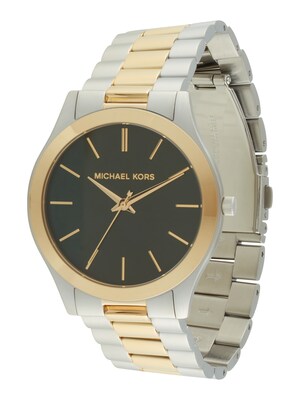Michael Kors Reloj analógico 'SLIM RUNWAY'  oro / esmeralda / plata