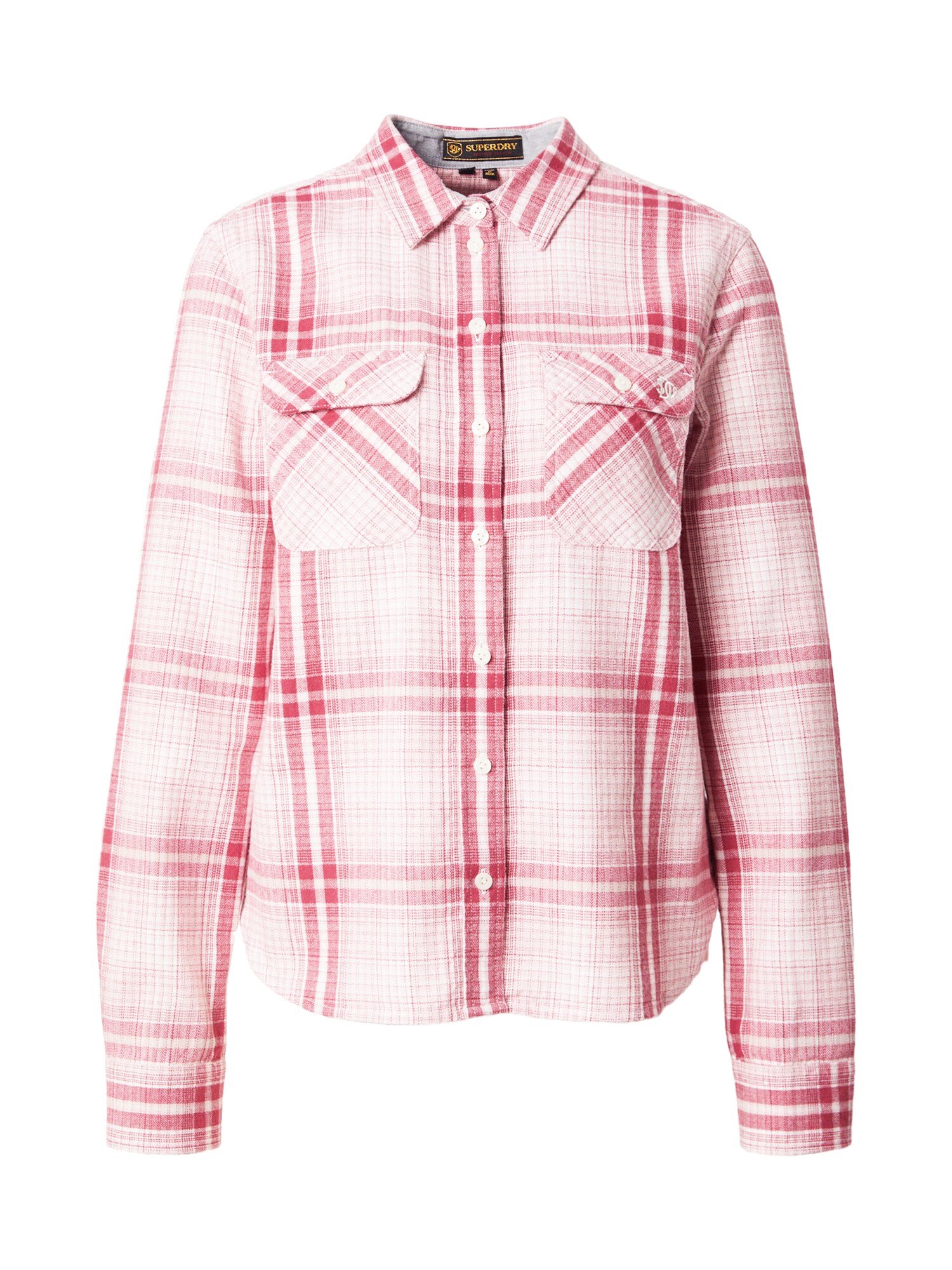 Superdry & Co Blúzka  ružová / biela