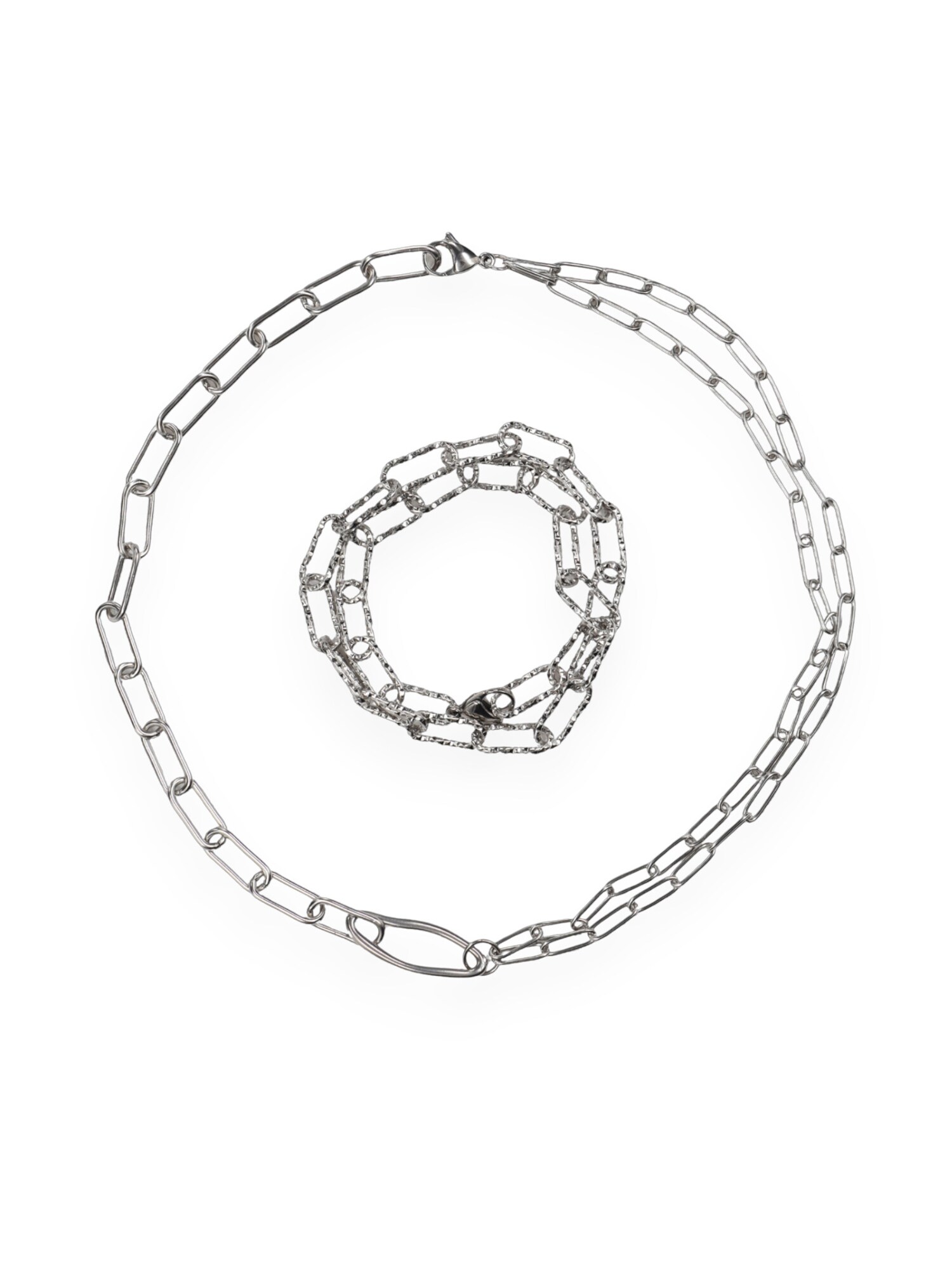 Fräulein Wunder Lanțuri  argintiu