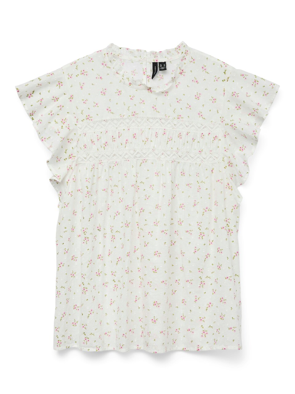 Blus 'VMTRINE' oliv / rosa