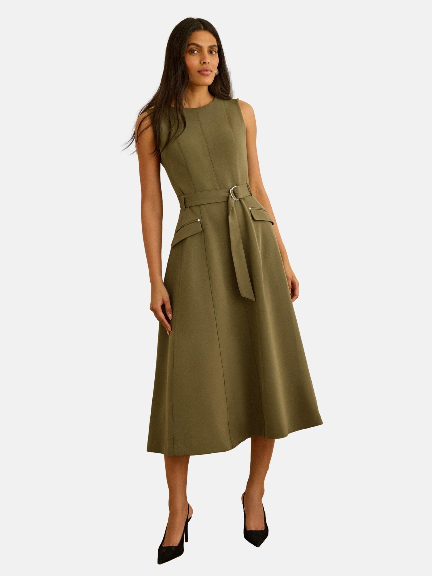 love & roses Rochie  kaki