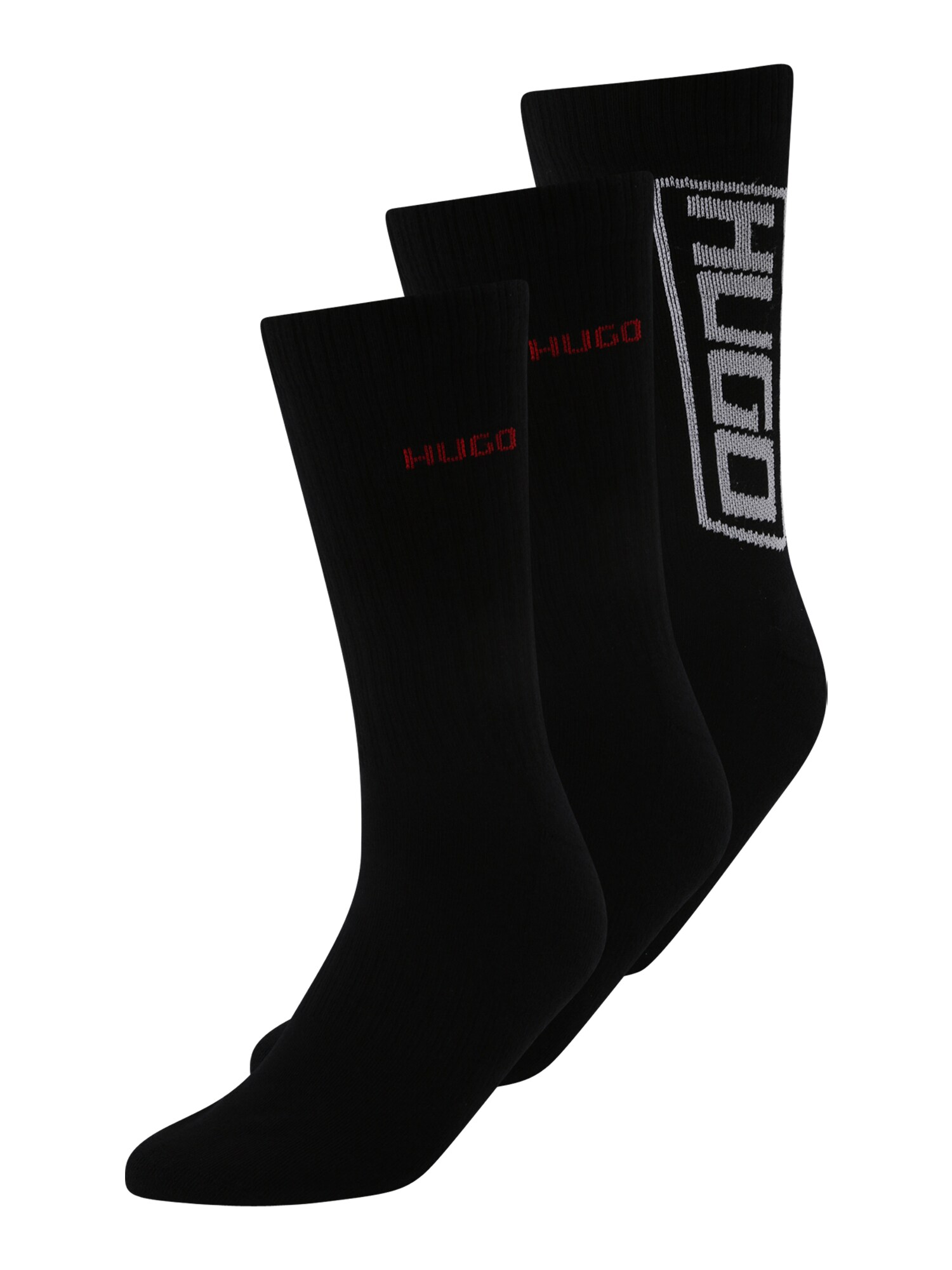 HUGO Ponožky  sivá melírovaná / čierna