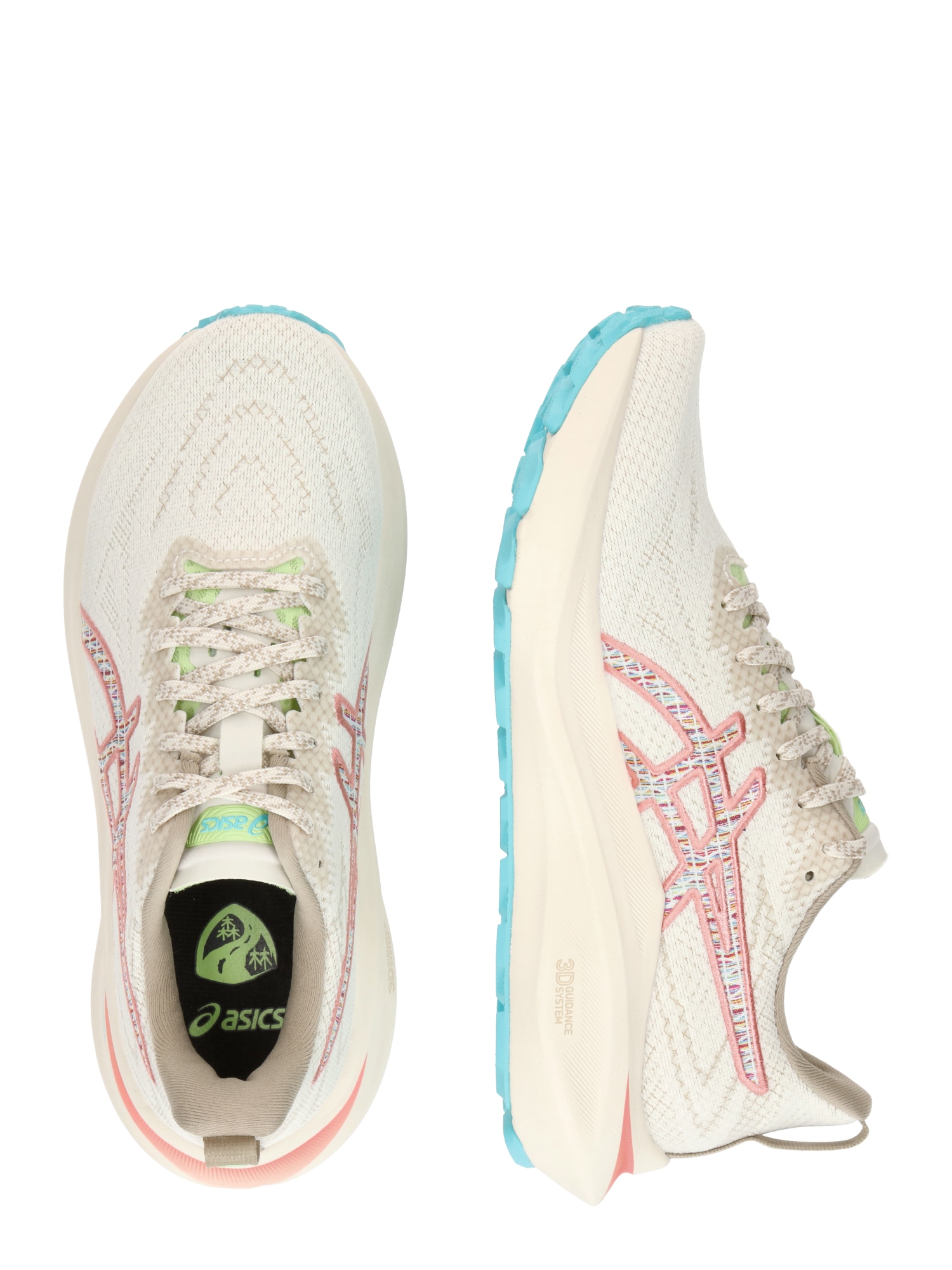 ASICS Futócipők 'GT-2000 13'  krém / gitt / világoskék / narancs termék 2. képe