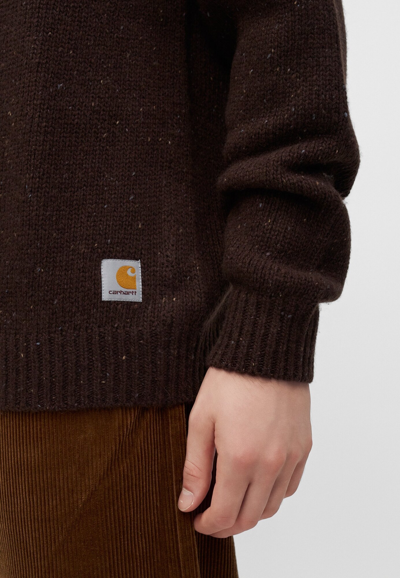 Carhartt WIP Jersey 'Anglistic'  marrón oscuro – imagen 4