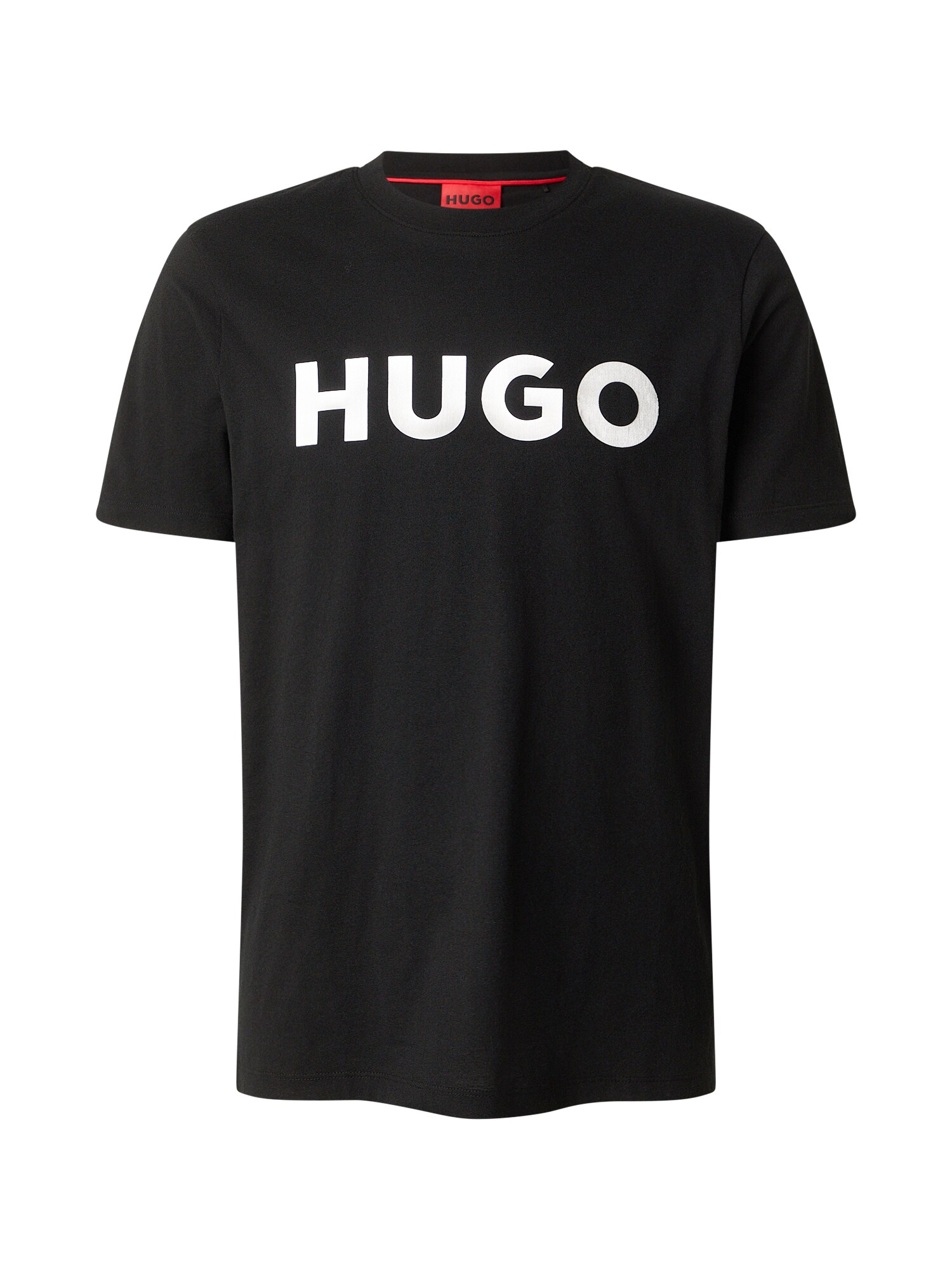 HUGO Tricou Dulivio  negru / alb