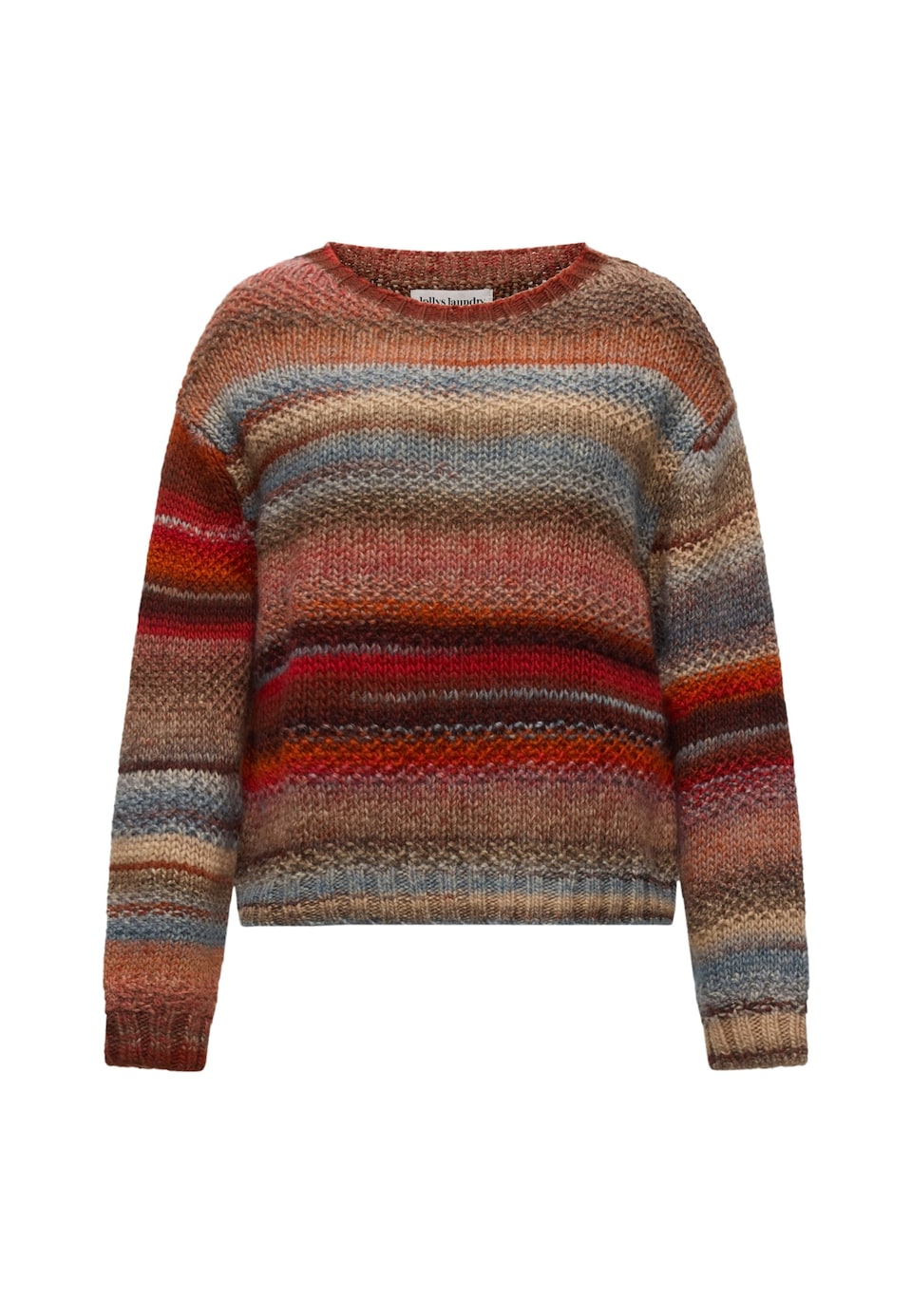 Tröja 'Fairhaven' opal / mörkorange / roströd