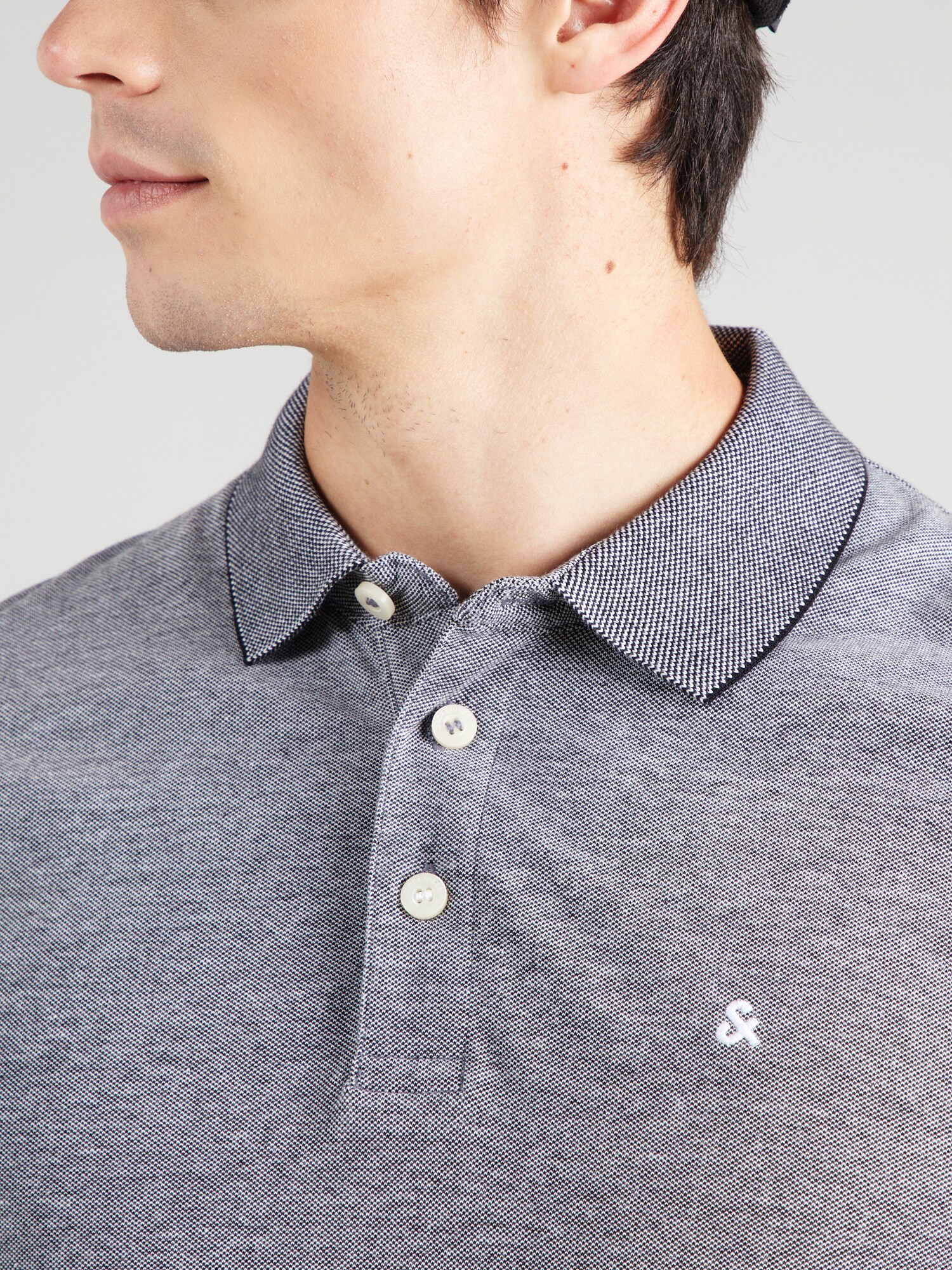 JACK & JONES Tričko 'JJEPAULOS' svetlomodrá / sivá melírovaná (obrázok 5)