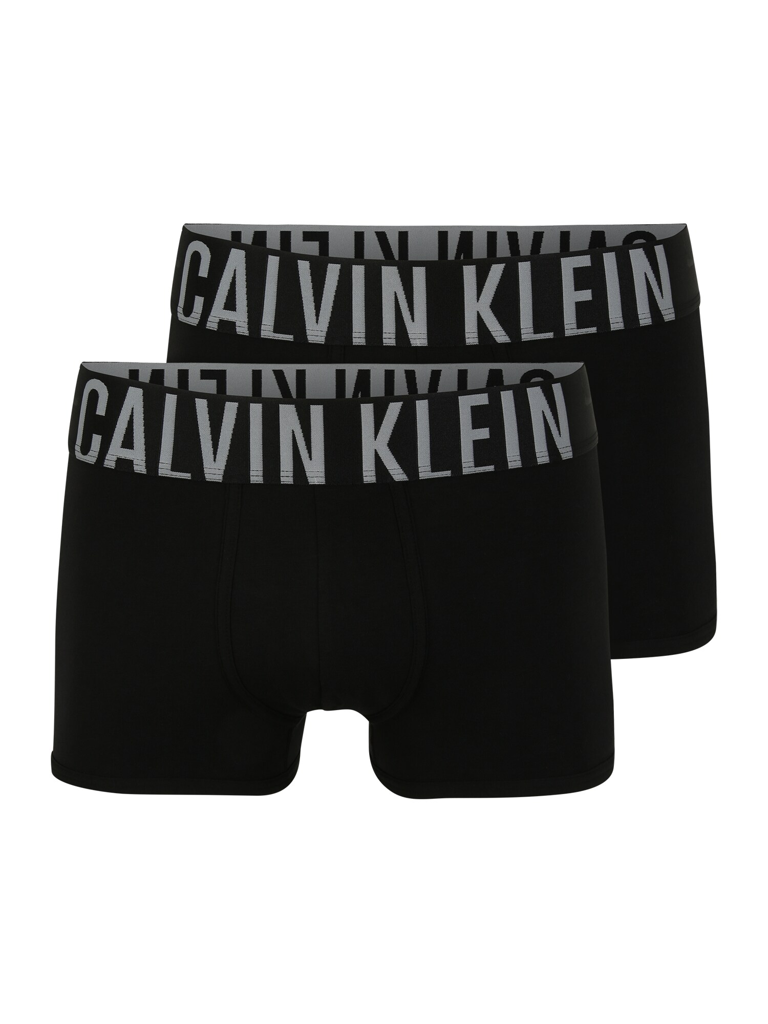 Calvin Klein Underwear Boxer trumpikės  juoda / pilka