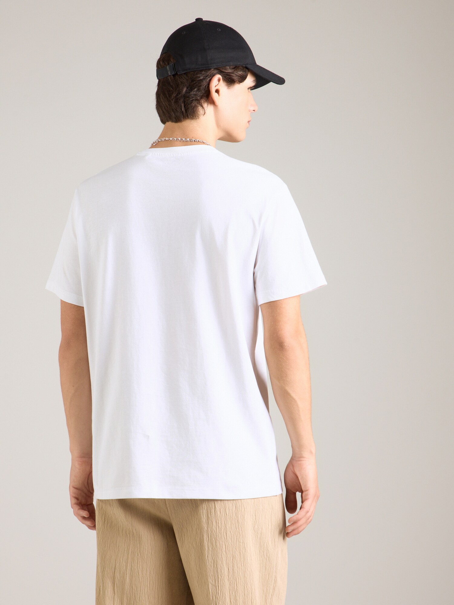 GUESS Camiseta  beige / blanco – imagen 7