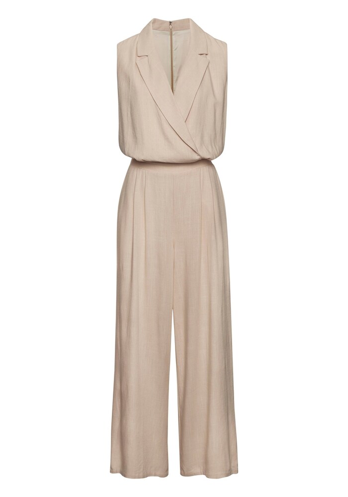 LASCANA Jumpsuit Damen Größe L beige