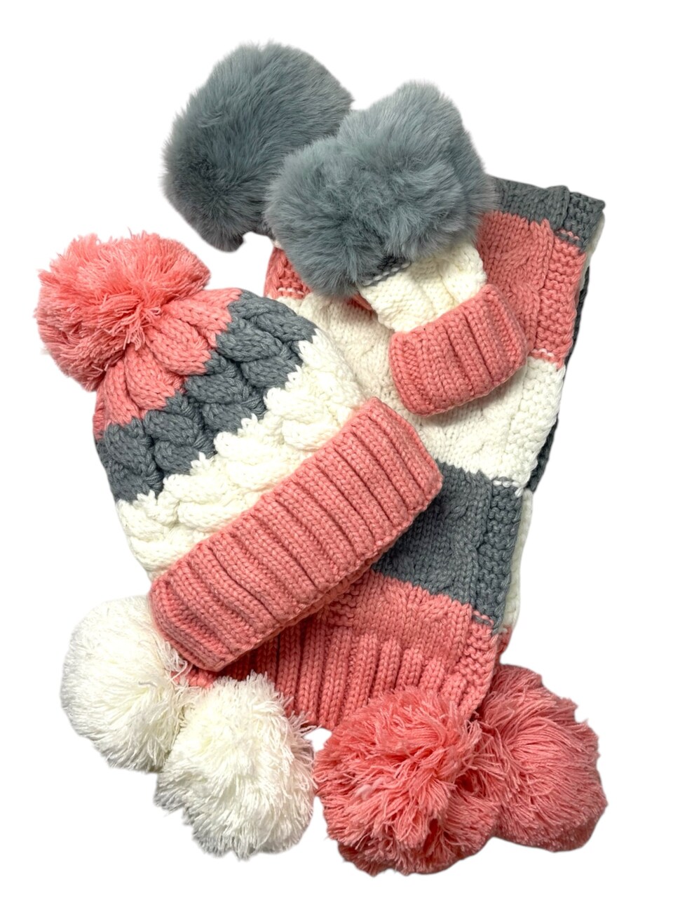 Mössa 'Set: Mütze & Loop Schal & Handschuhe'