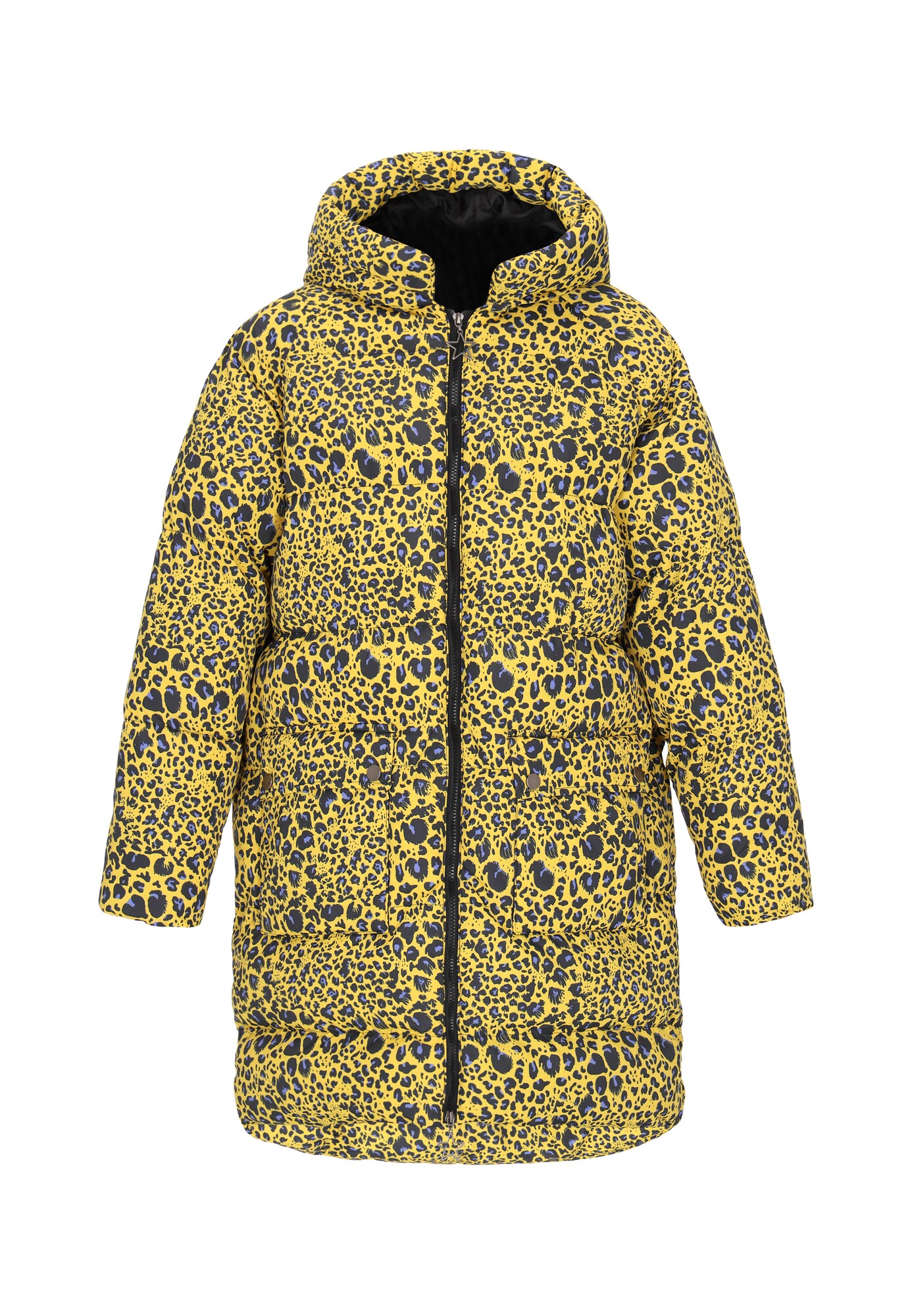 myMo ROCKS Palton de primăvară-toamnă  albastru / galben / negru