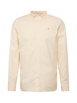 Scotch & Soda Overhemd ‘Essential’ Geel / Oranje / Wit