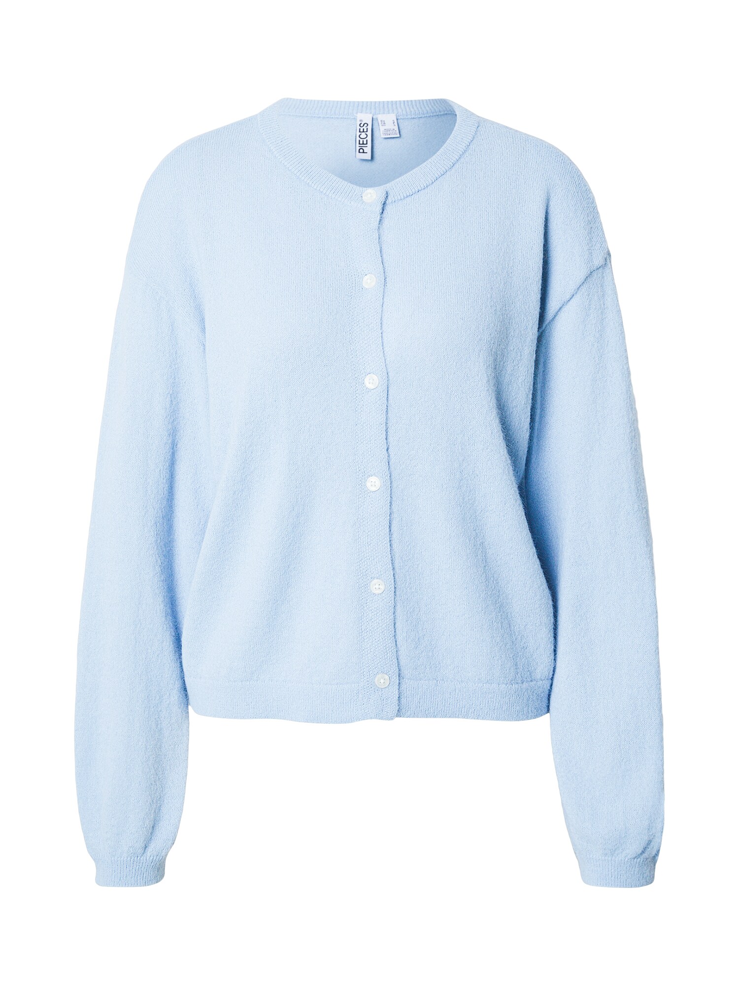 PIECES Geacă tricotată PCNAOMI  albastru deschis