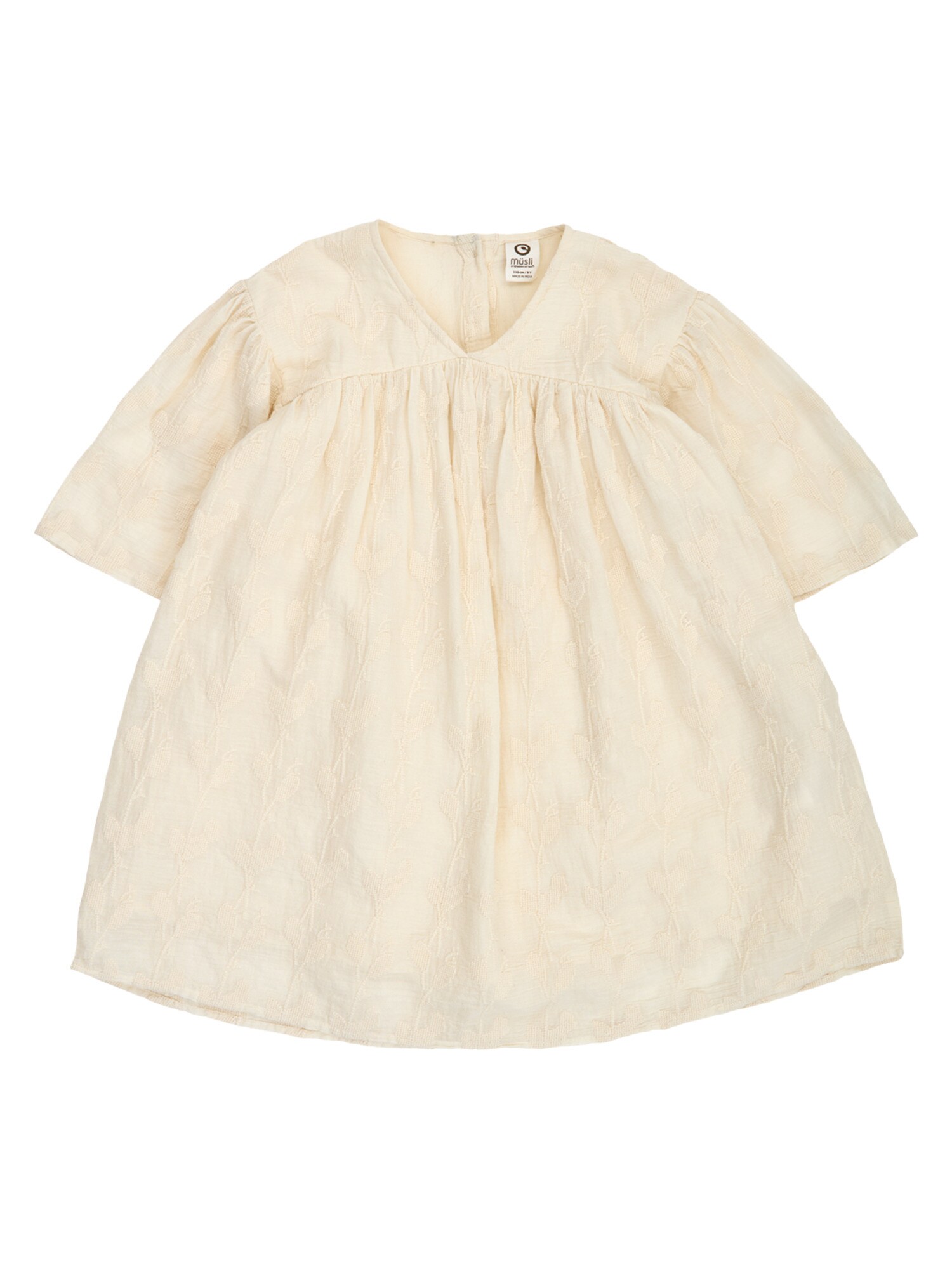 Müsli by GREEN COTTON Vestido  crema