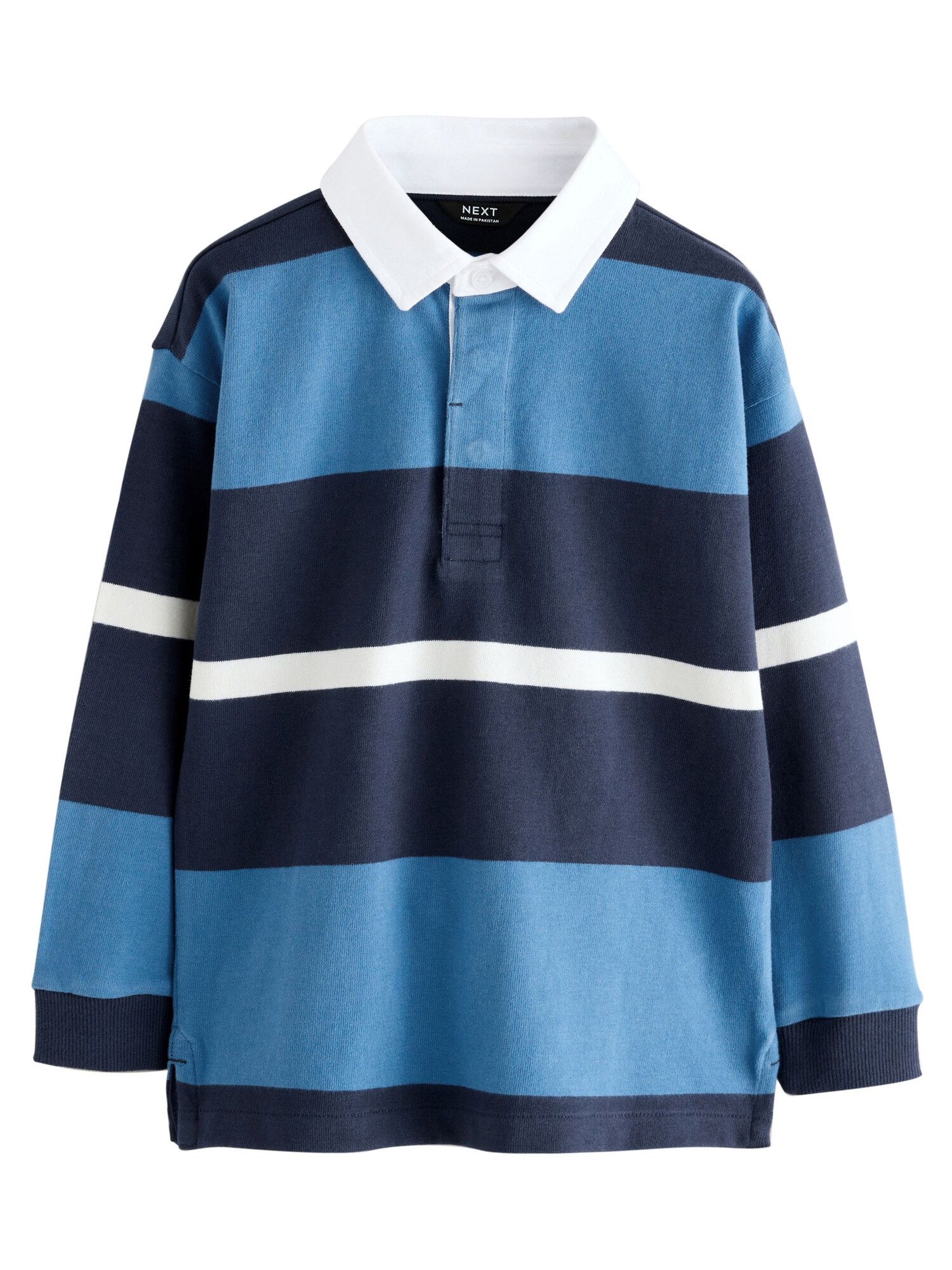 Next Tricou  albastru / albastru marin / alb
