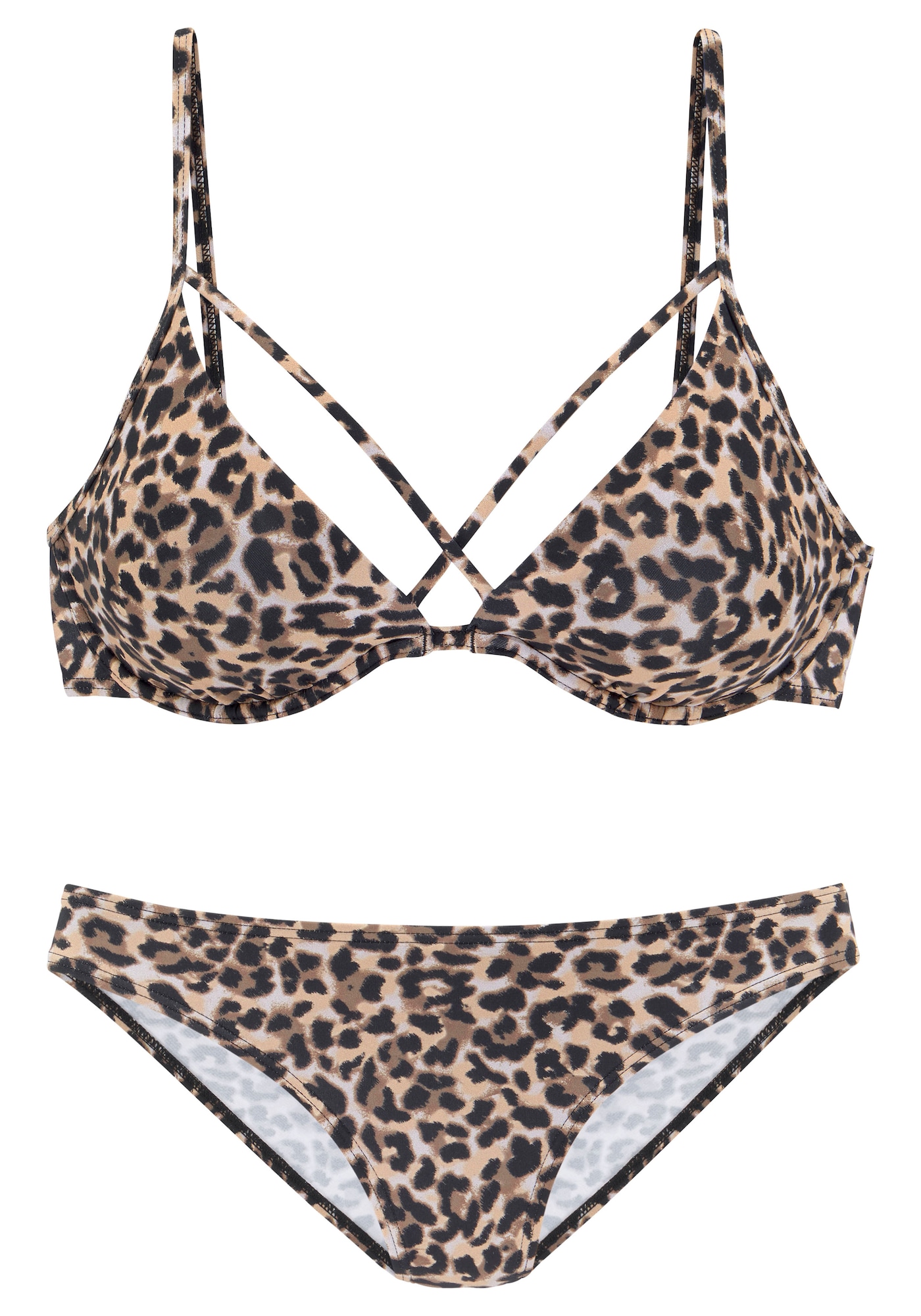BRUNO BANANI Bikiny  hnedá / čierna