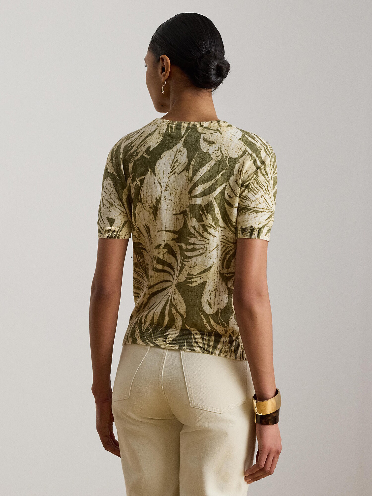 Lauren Ralph Lauren Jersey crema / oliva – imagen 3