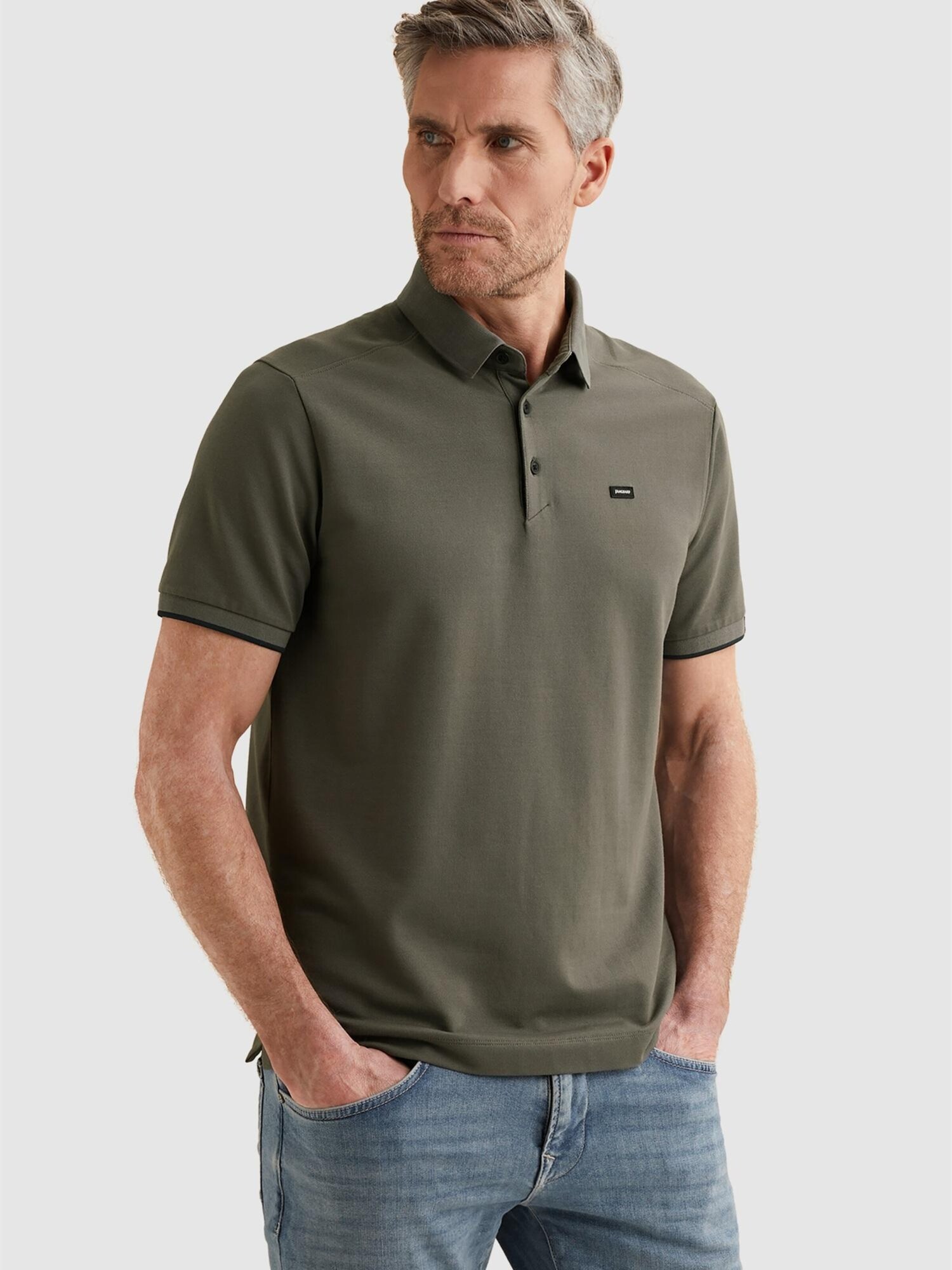 T-shirt 'Polo shirt in piqué blend'
