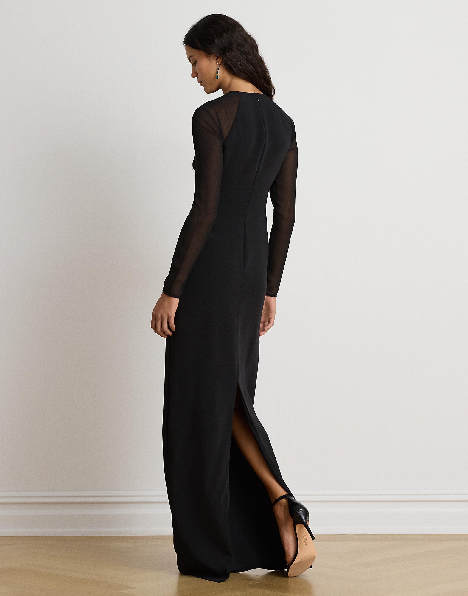 Lauren Ralph Lauren Vestido de noche  negro – imagen 11