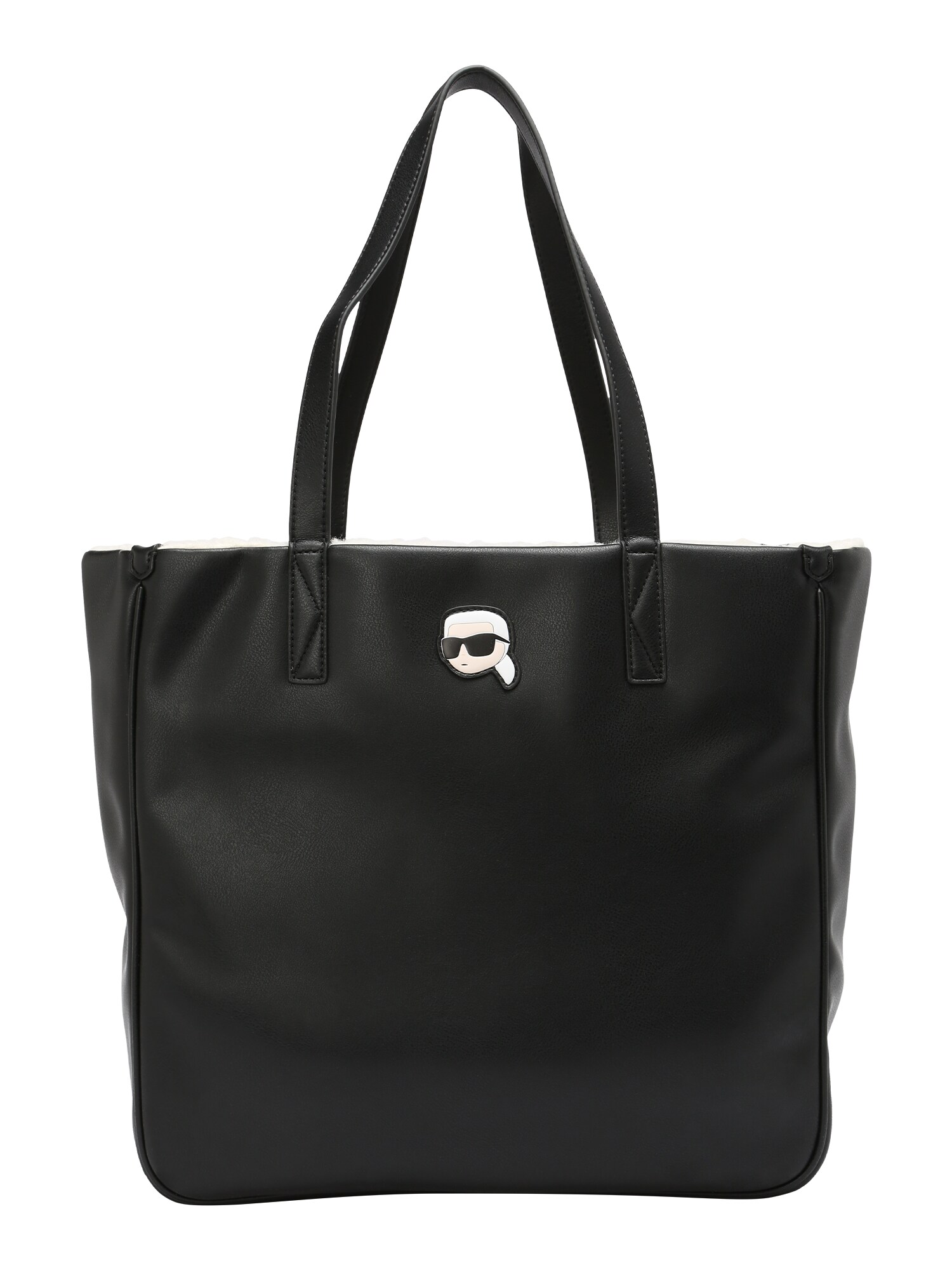 Karl Lagerfeld Shopper 'Ikonik'  čierna / biela