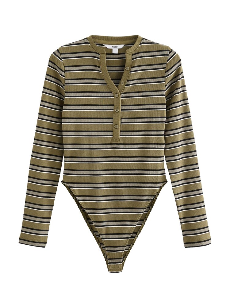 Next Shirtbody Damen Größe 7XL grau / oliv / schwarz