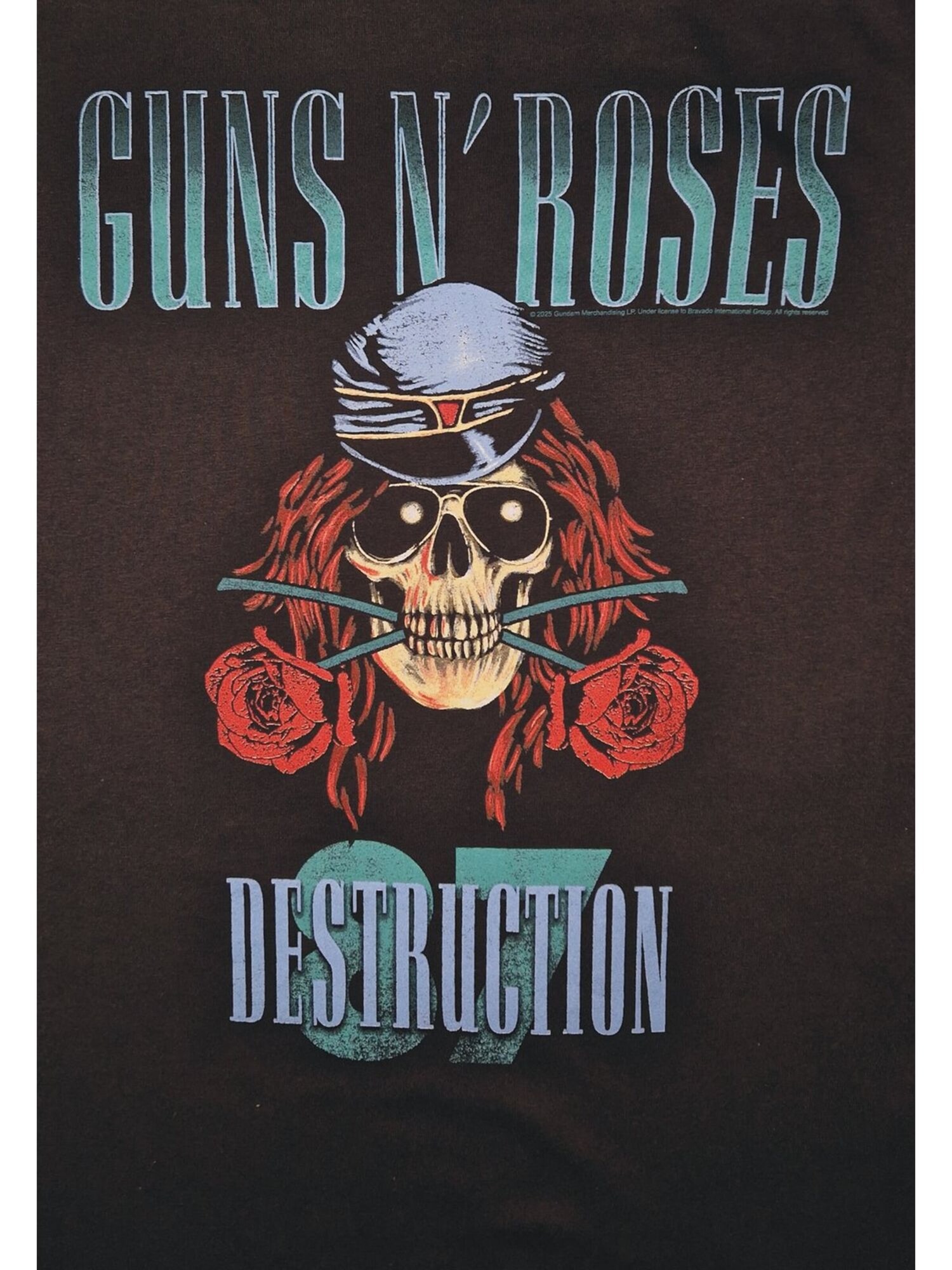 GUNS N' ROSES Camiseta 'Guns N´Roses Axl Destruction T-Shirt' negro – imagen 3