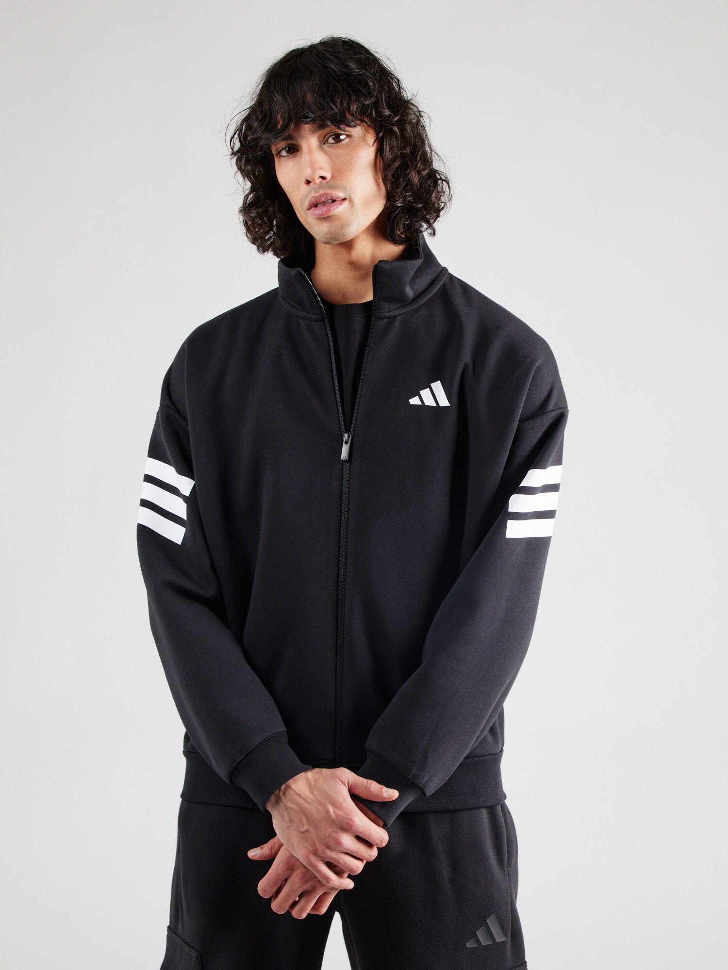 ADIDAS SPORTSWEAR Tréningdzseki  fekete / fehér termék 2. képe
