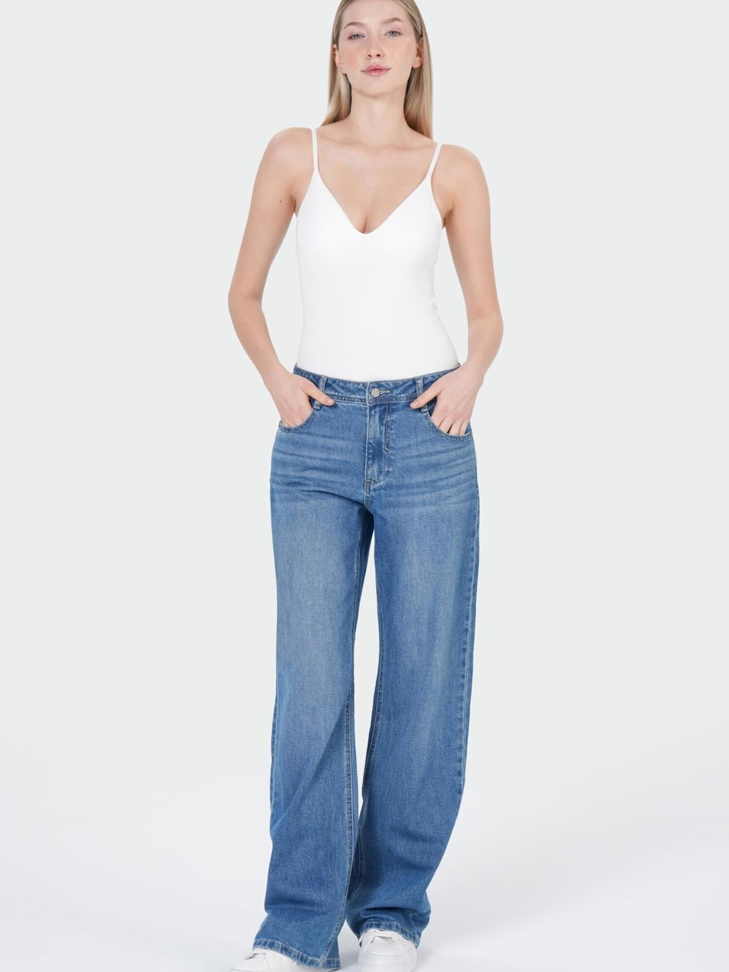 M.O.D MIRACLE OF DENIM Traperice plava