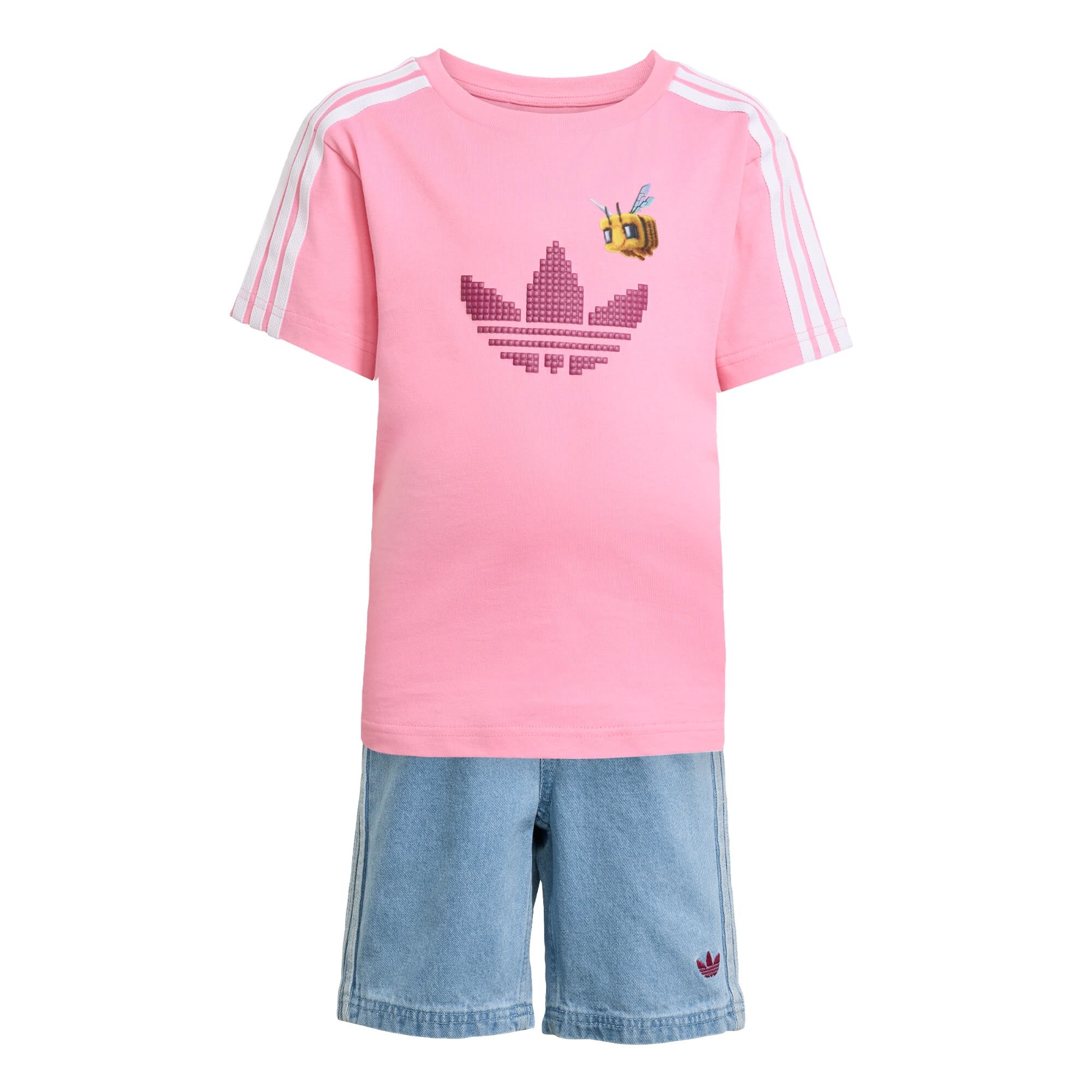 ADIDAS ORIGINALS Szettek 'Adidas Originals x Minecraft'  világoskék / rózsaszín / rózsaszín akciós termékkép 1