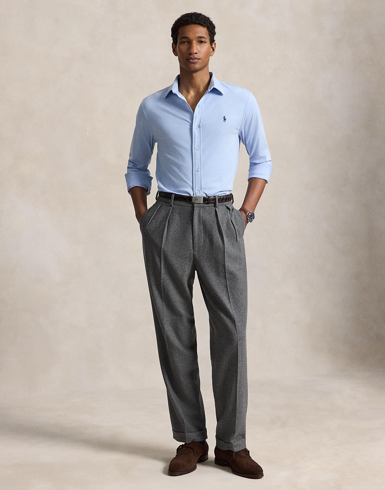 Polo Ralph Lauren Camisa azul claro – imagen 8