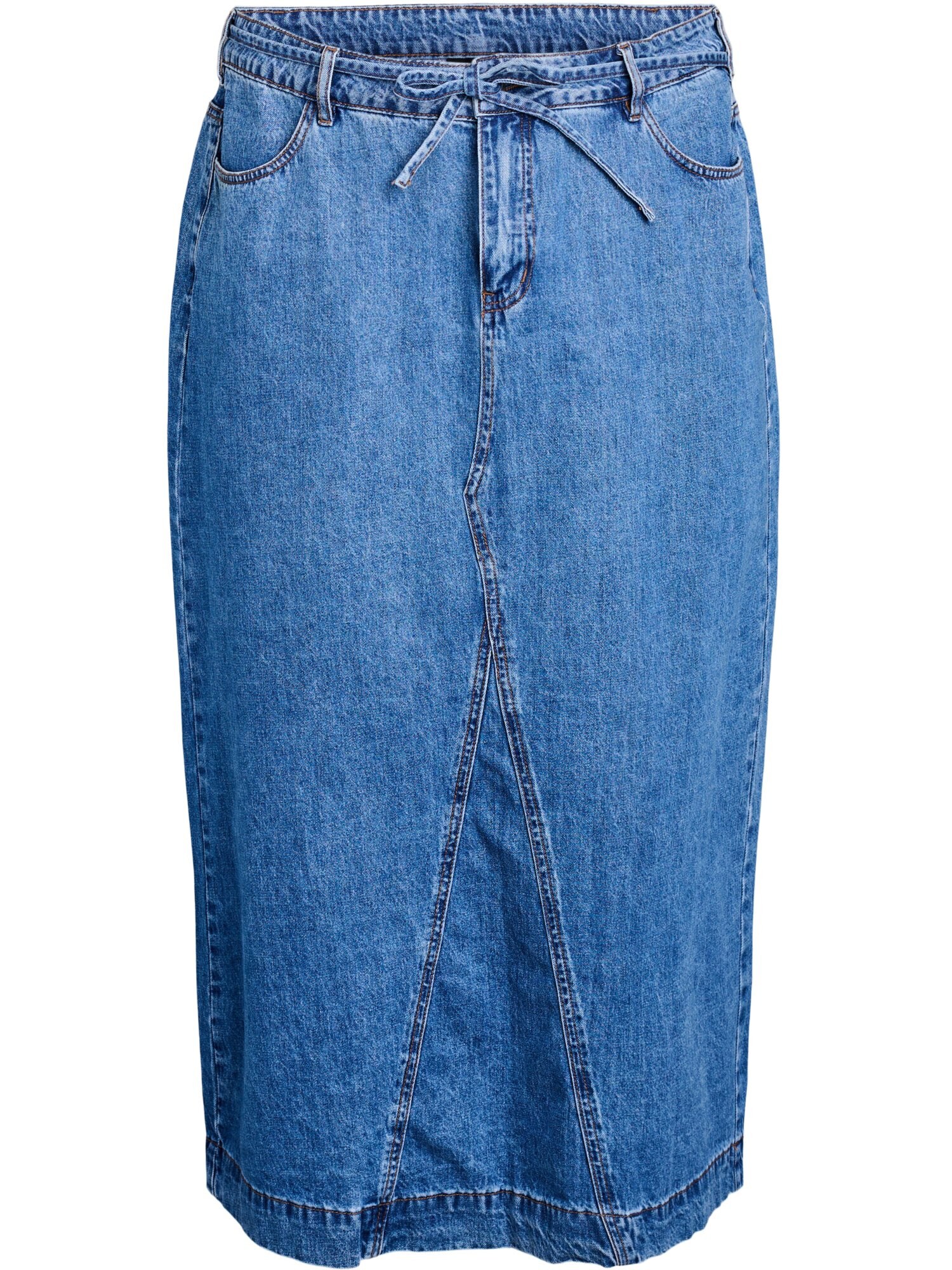 Zizzi Fustă  albastru denim