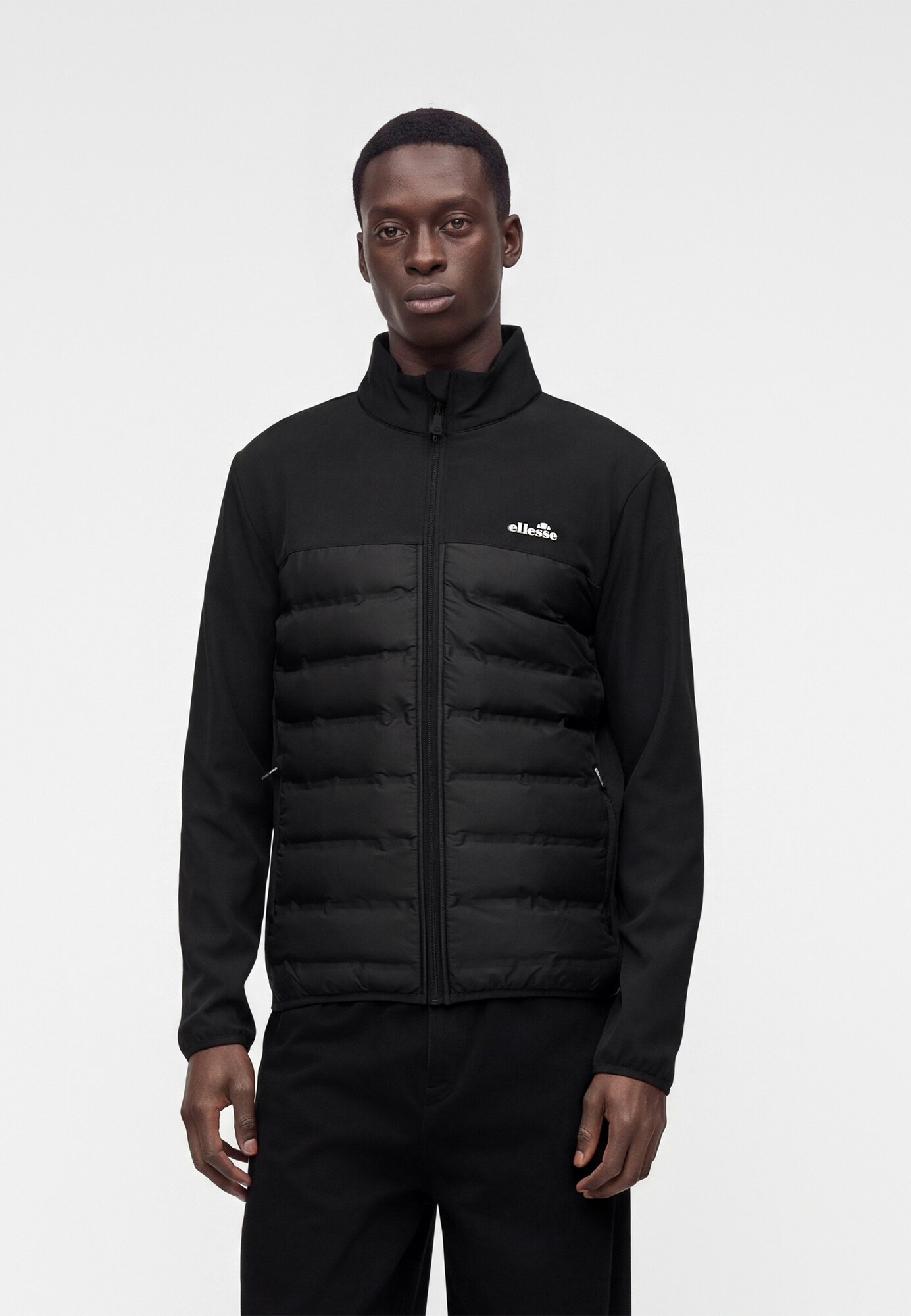 ELLESSE Chaqueta de entretiempo 'Solzago'  negro / blanco – imagen 2