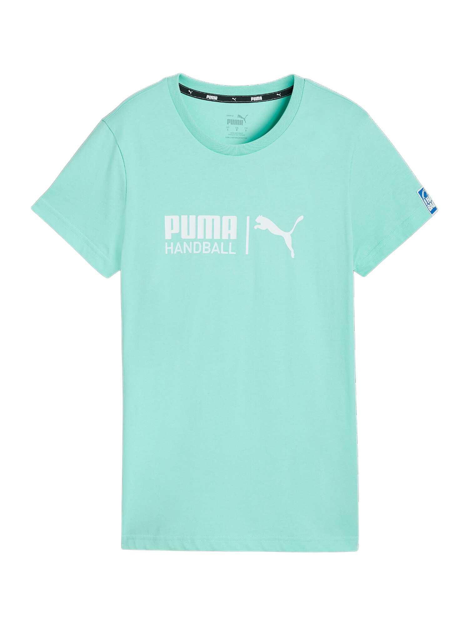 PUMA Tricou funcțional  verde mentă / alb