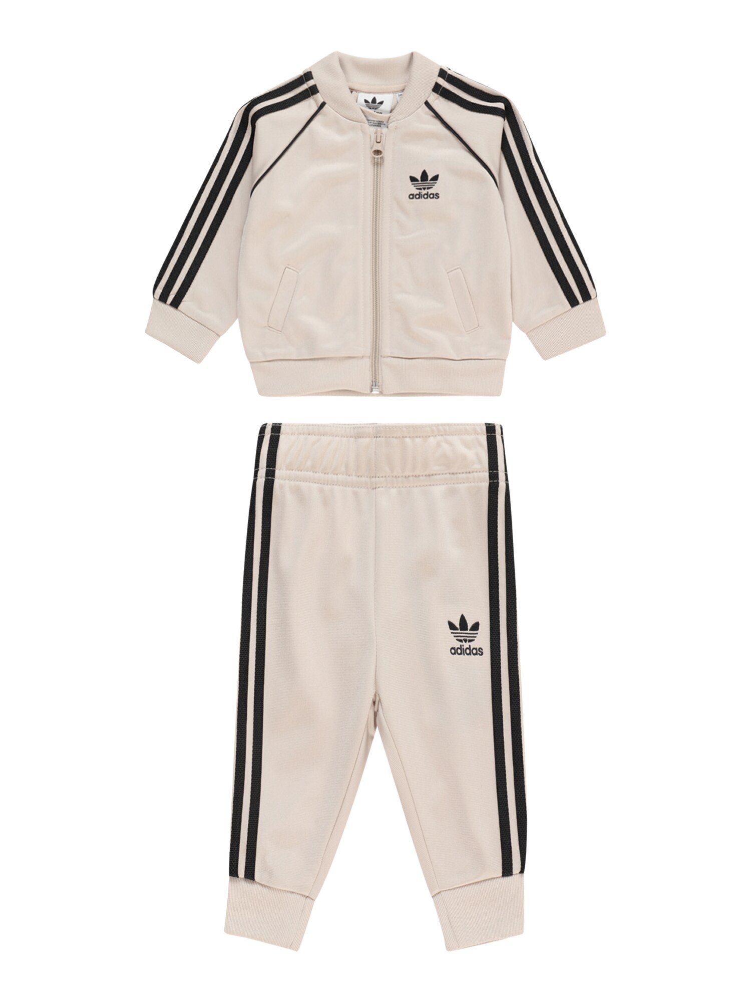 ADIDAS ORIGINALS Joggingová súprava 'Adicolor Sst'  kamenná / čierna