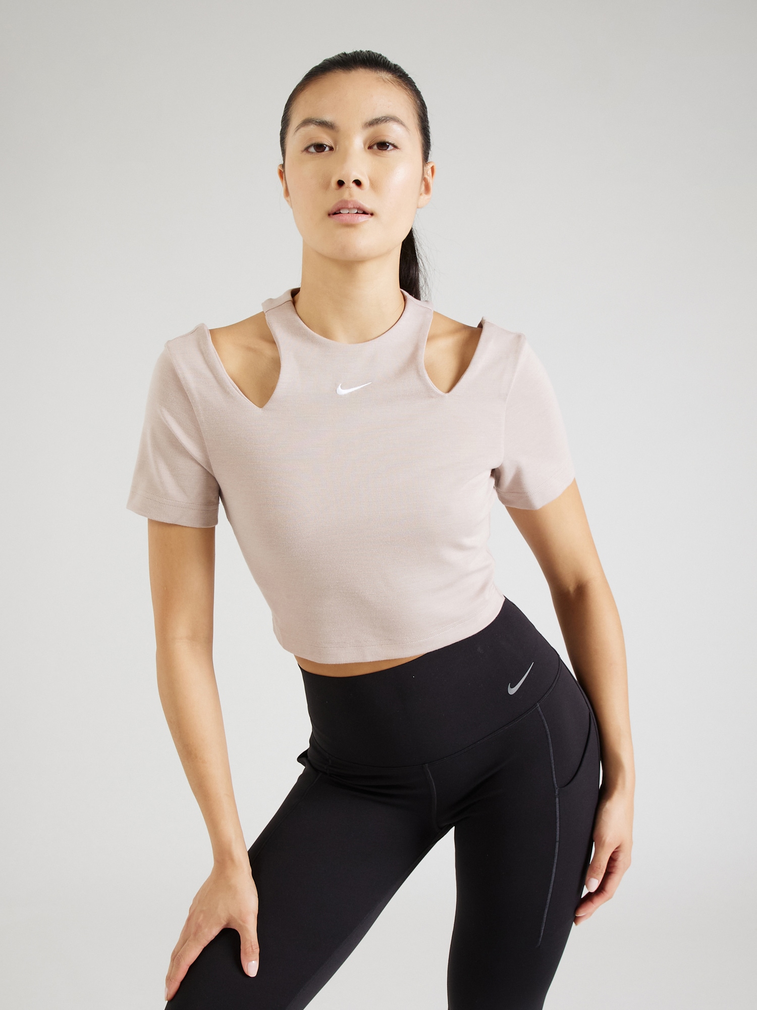 Nike Sportswear Póló  taupe / fehér termék 2. képe