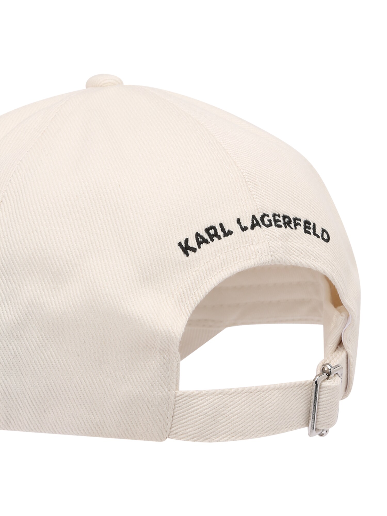 Karl Lagerfeld Čiapka 'ESSENTIAL' čierna / biela (obrázok 3)