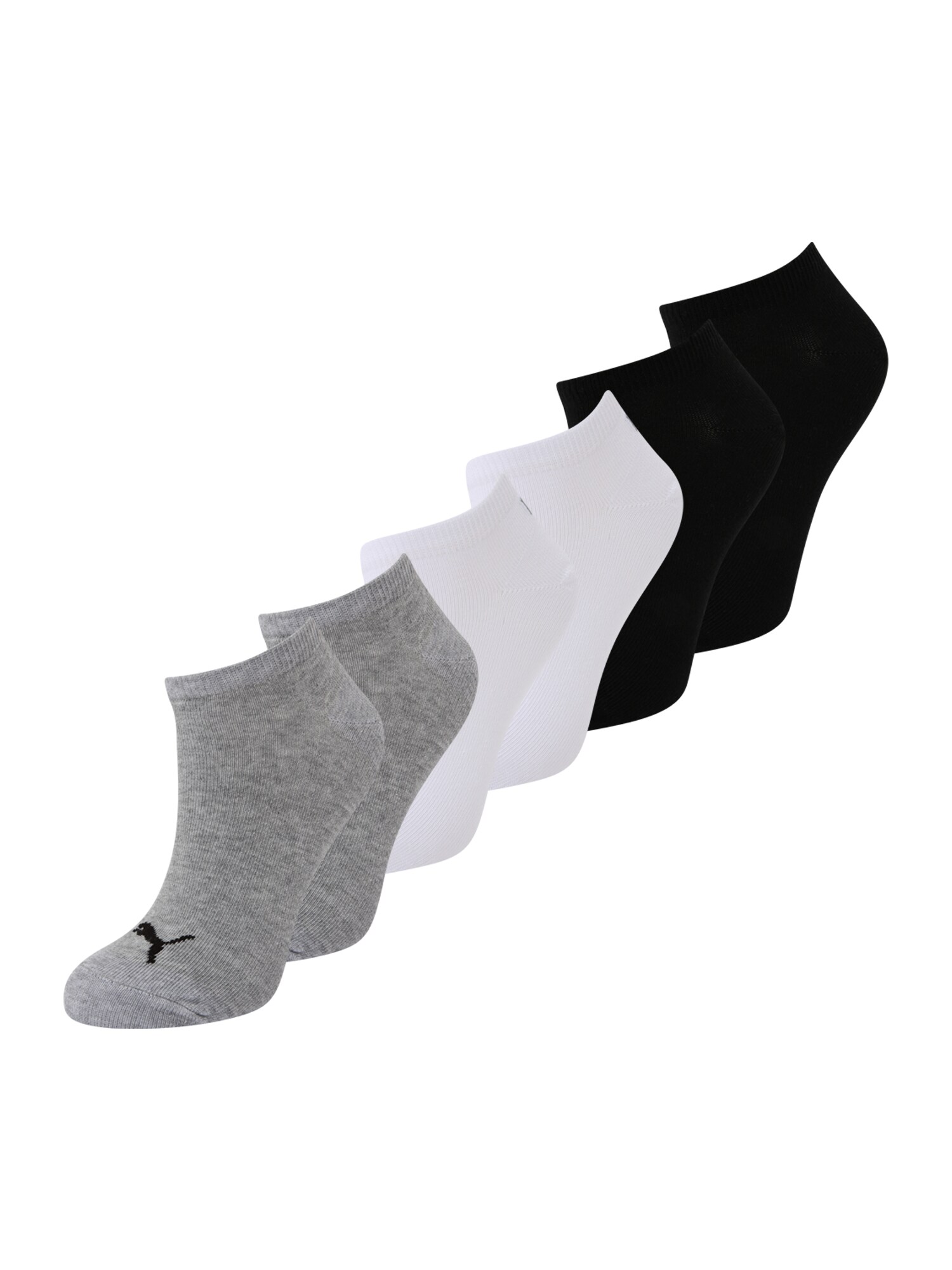 PUMA Calcetines  gris moteado / negro / blanco