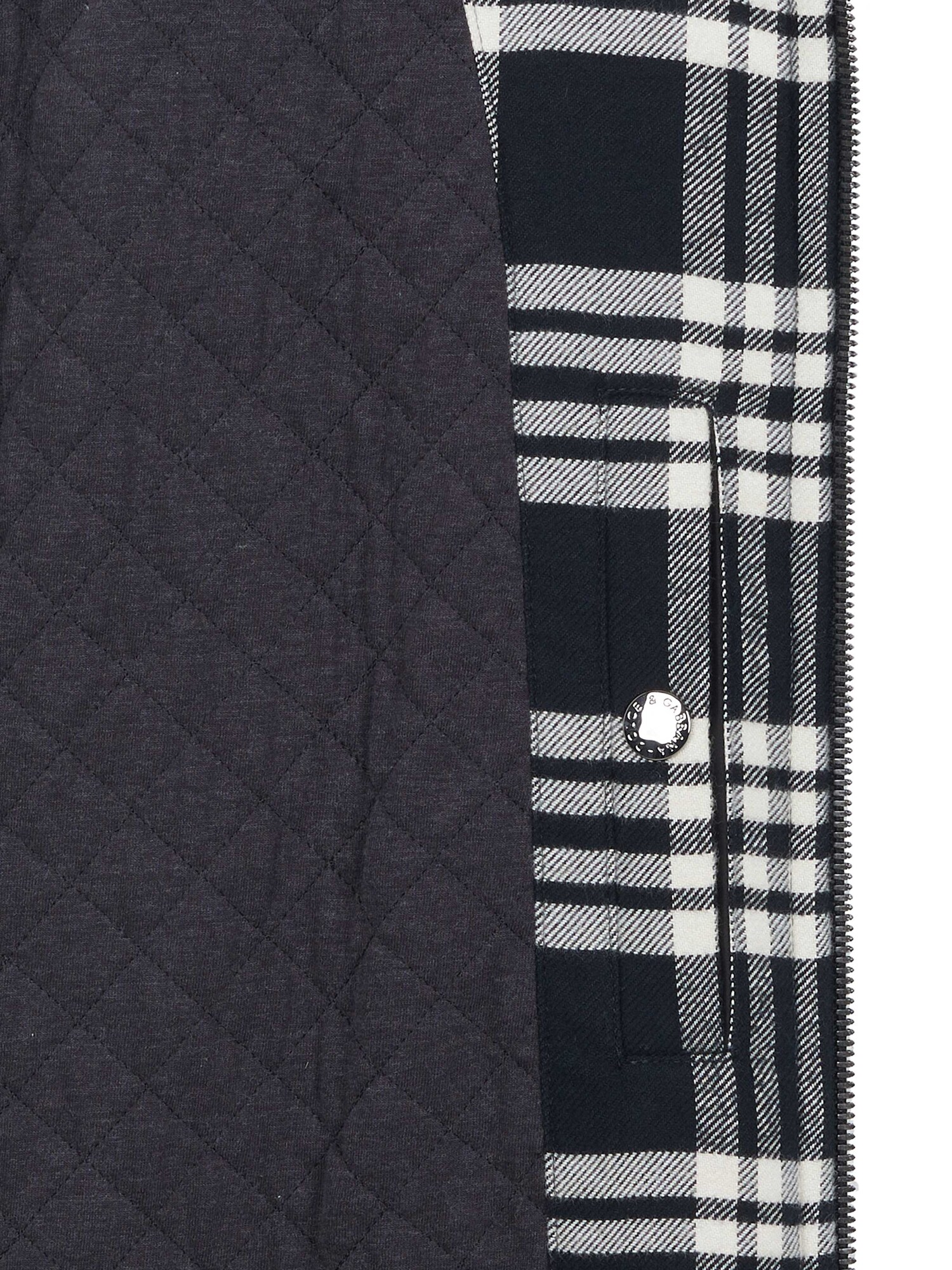 DOLCE & GABBANA Chaqueta de entretiempo negro – imagen 3