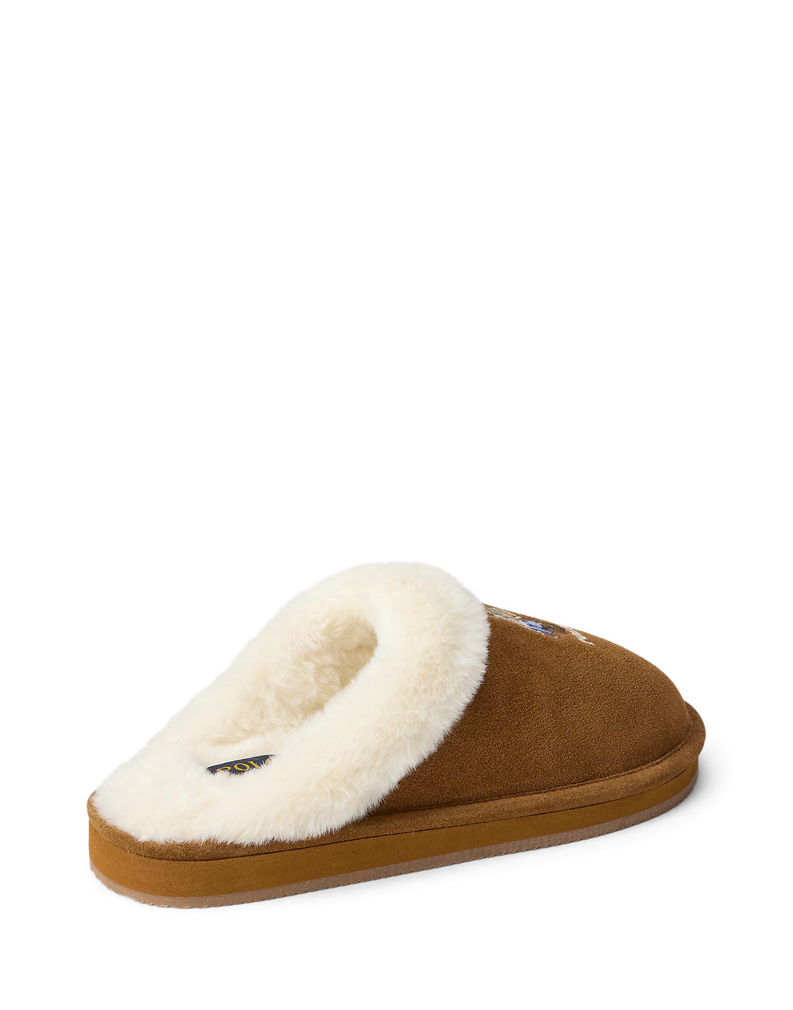 Polo Ralph Lauren Zapatillas de casa 'KAYLEIGH' camelo / azul / capuchino / blanco – imagen 3