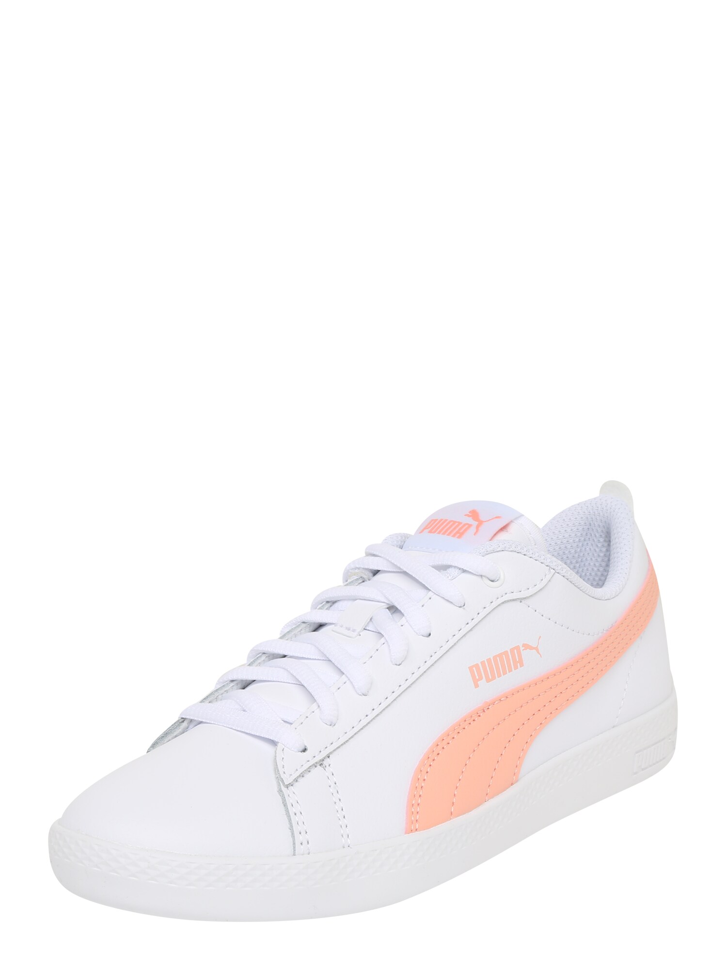 PUMA Sportbačiai be auliuko 'Smash'  balta / abrikosų spalva