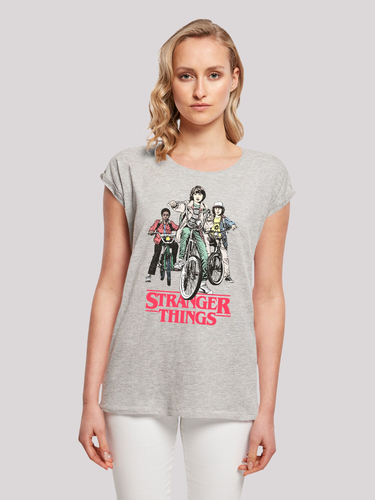 Thumbnail - F4NT4STIC T-Shirt Stranger Things Retro Bikers Netflix TV Series
