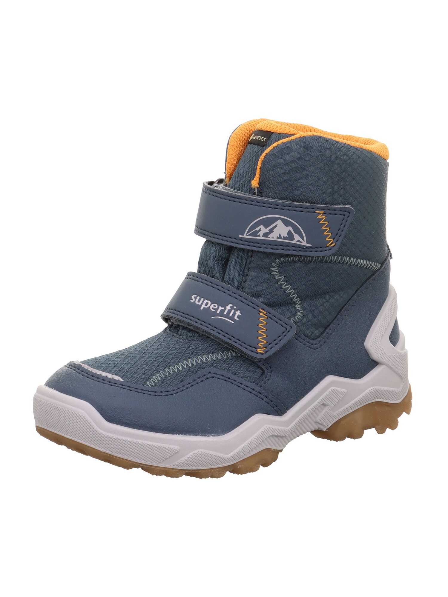 SUPERFIT Cizme JUPITER ICE albastru gențiană / gri deschis