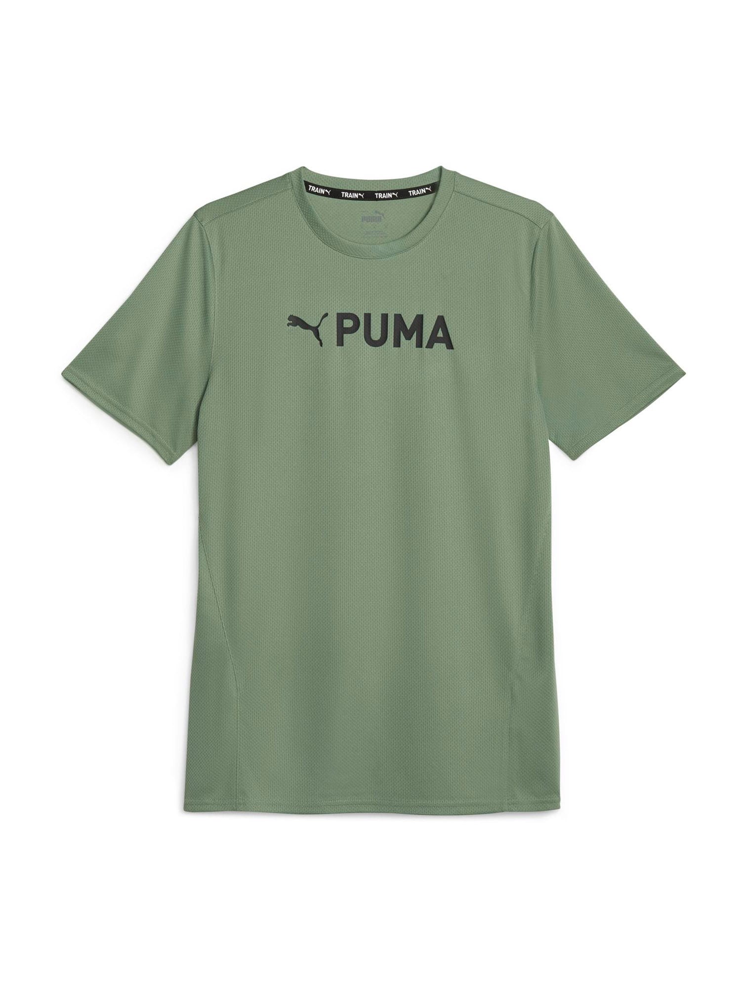 PUMA Funkcionalna majica  zelena / črna