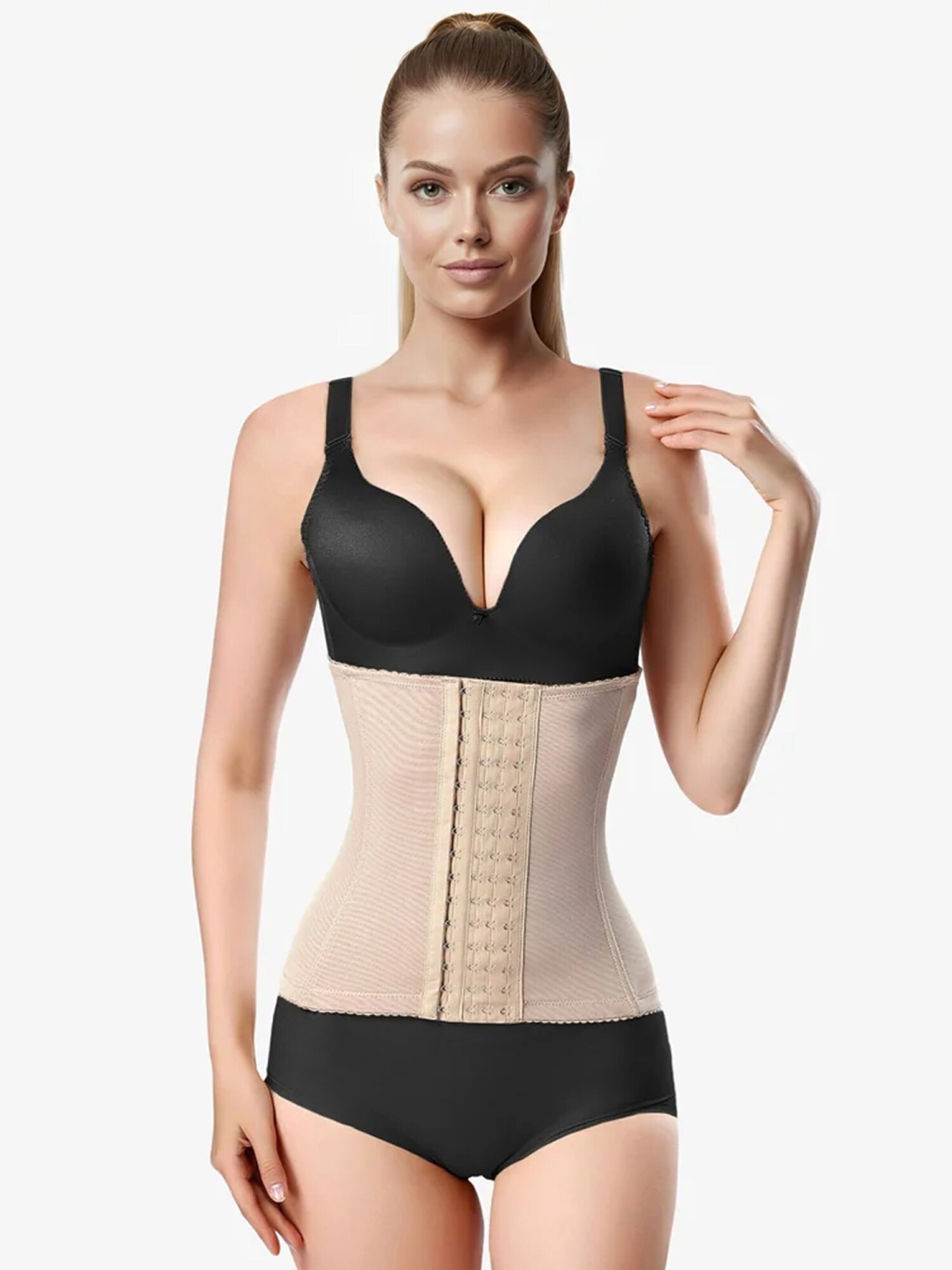 Shapetape Mieder Waist Trainer Korset Met 4 Rijen Haakjes