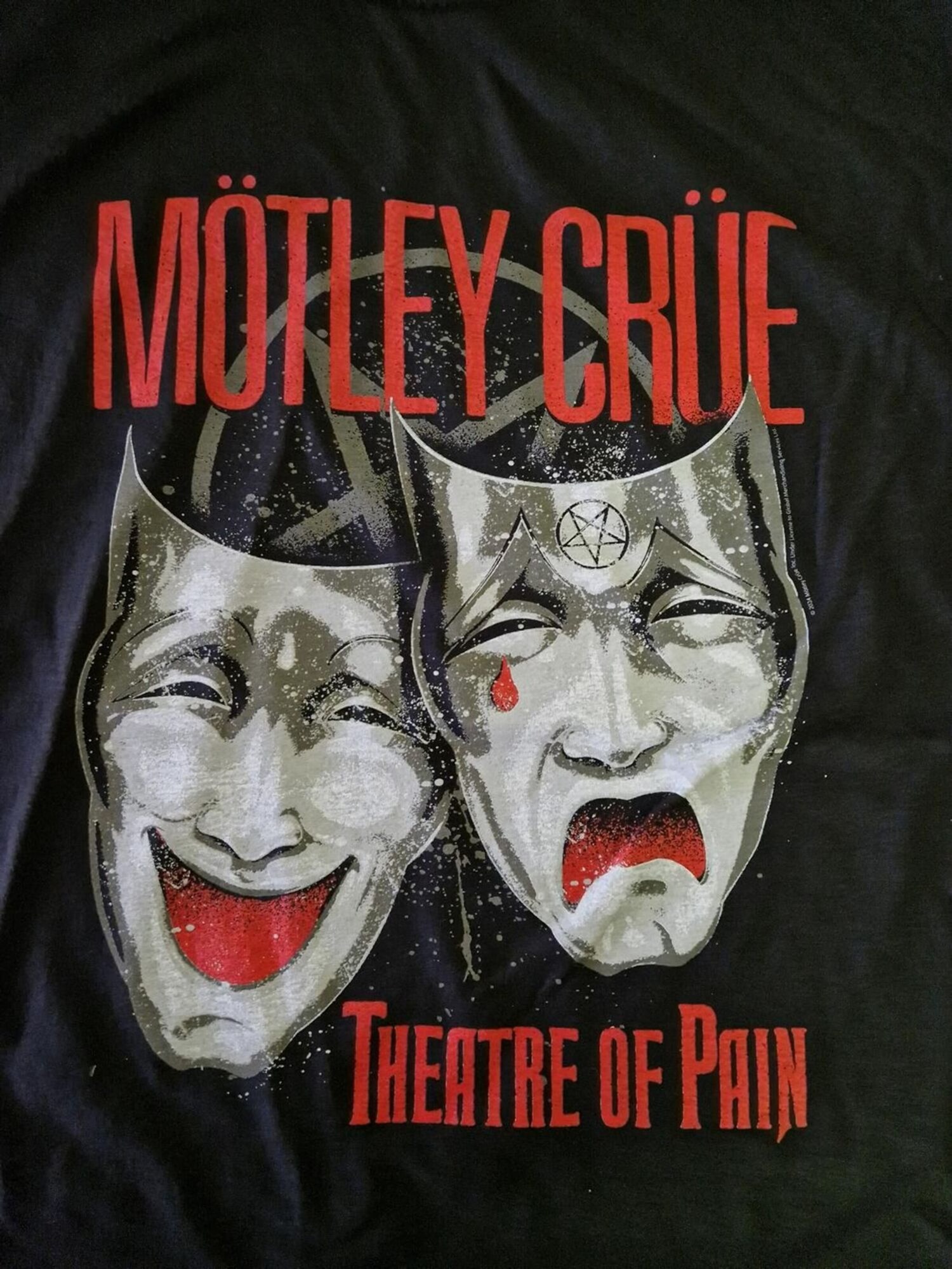 Rockshirts Sudadera 'Mötley Crue Theatre of Pain Sweatshirt'  negro – imagen 2