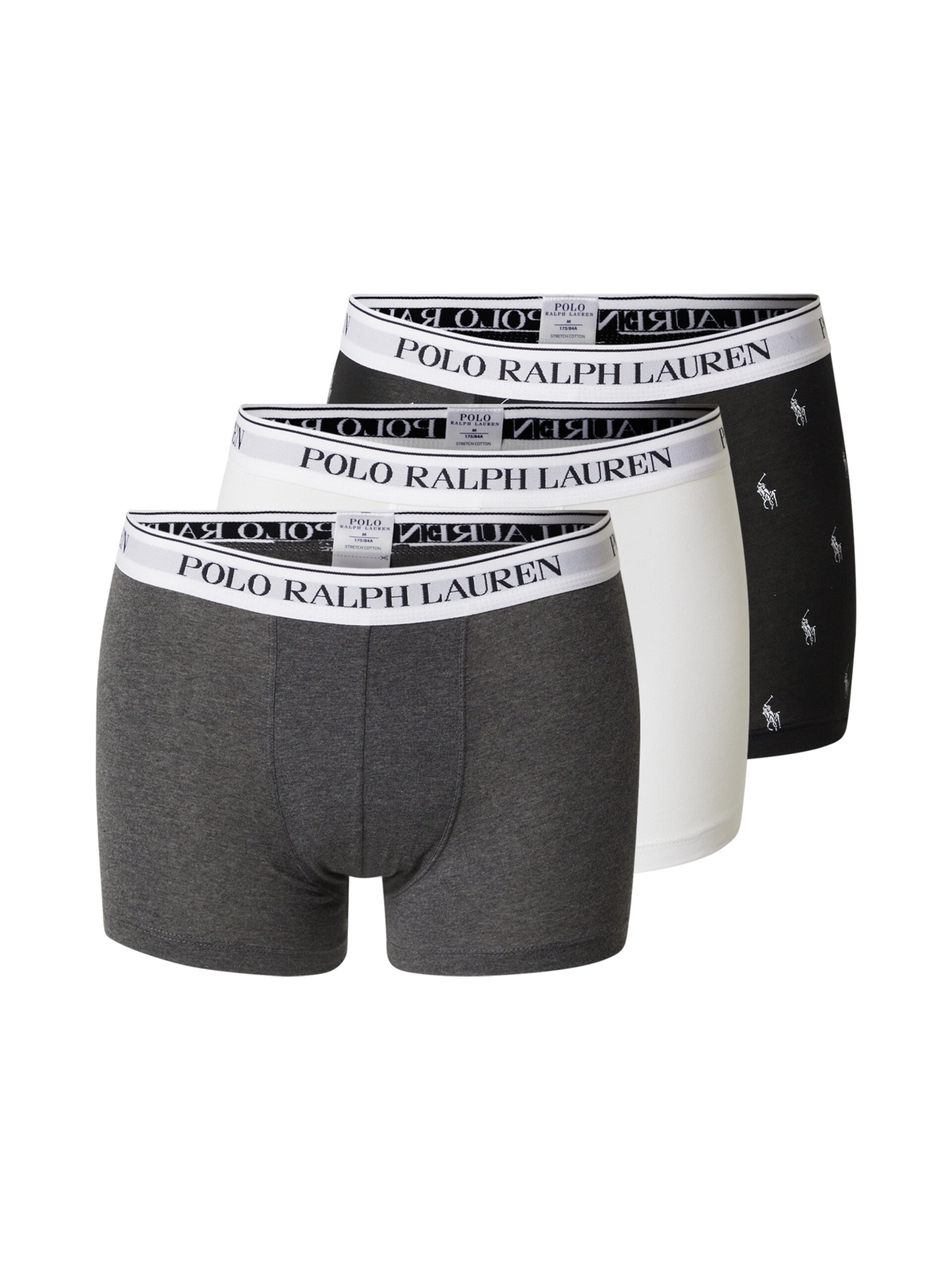Polo Ralph Lauren Boxershorts 'CLSSIC' grå / mörkgrå / svart herr