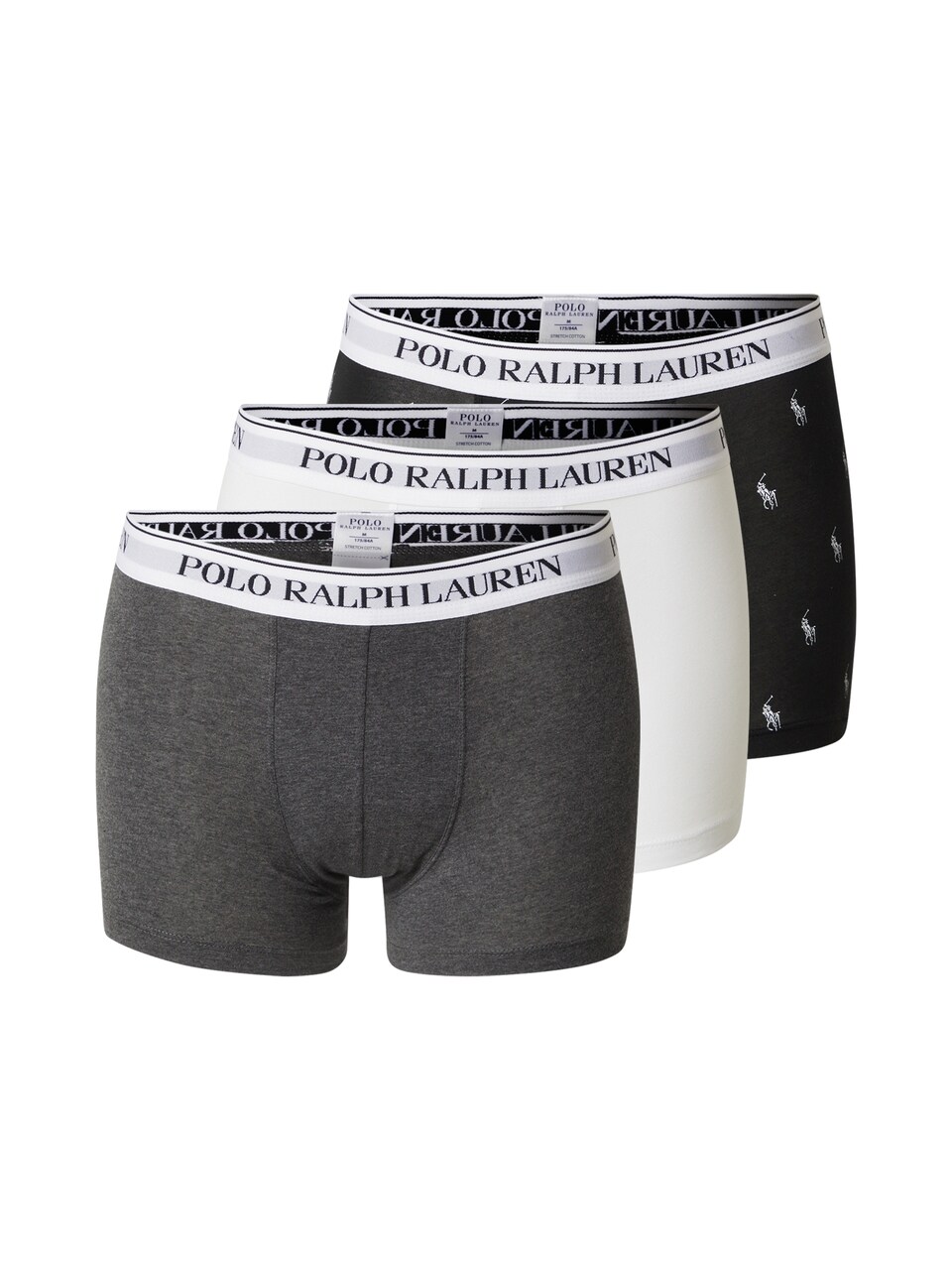 Boxershorts 'CLSSIC' grå / mörkgrå / svart
