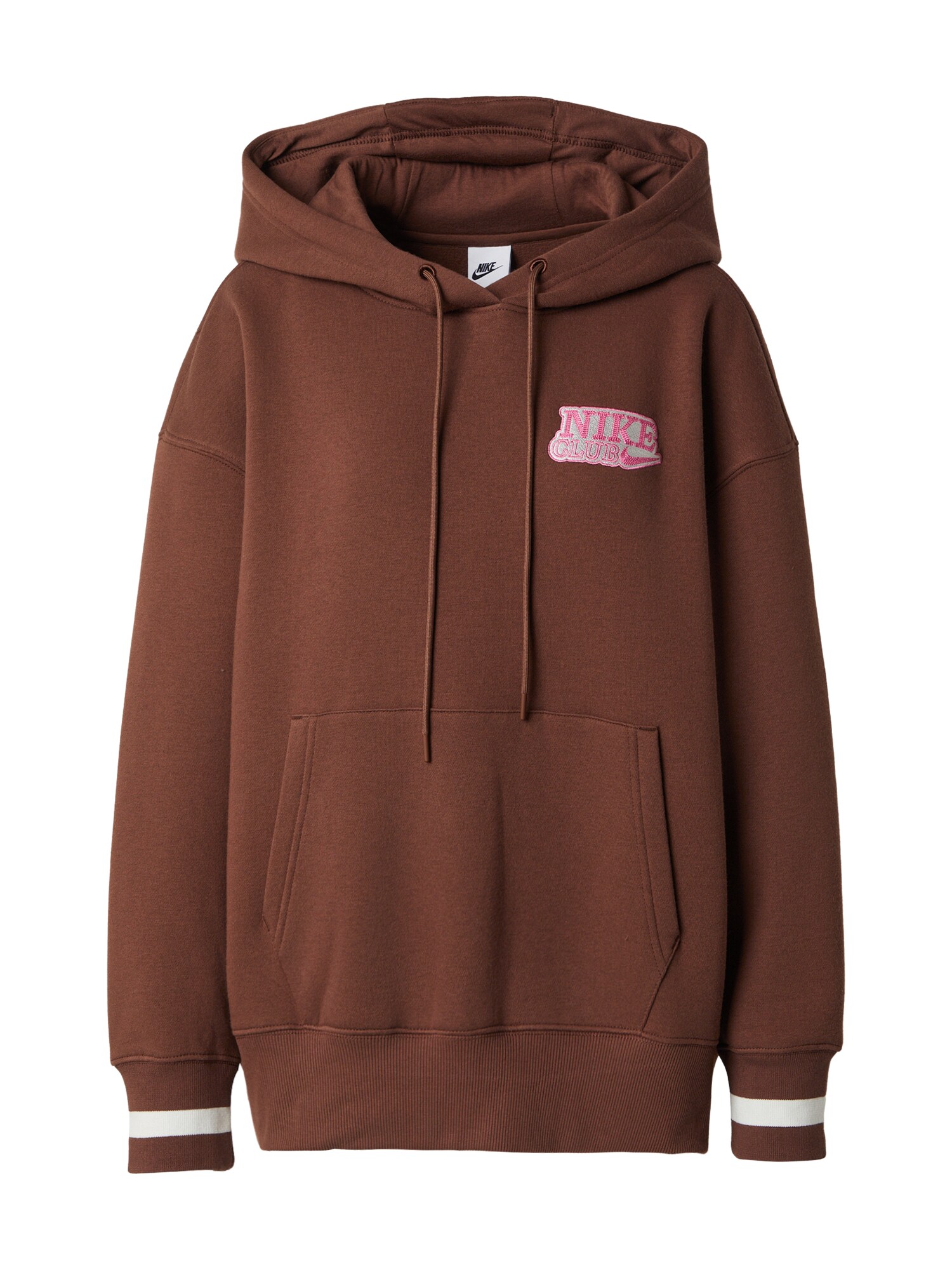 Nike Sportswear Bluză de molton PHNX FLC  maro / roz / alb